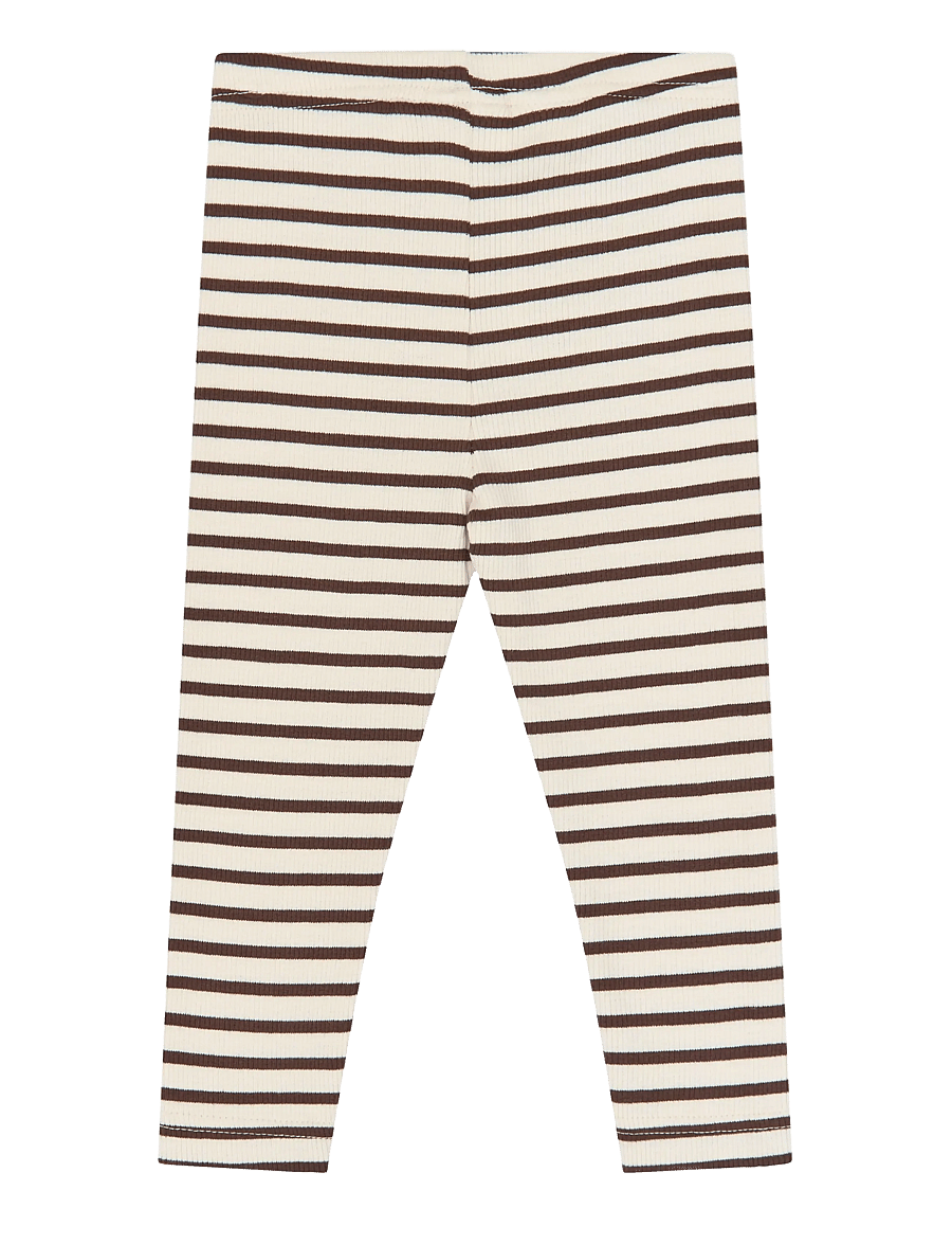 Petit Piao - PPSky Leggings - retuusid - chestnut striped - 1