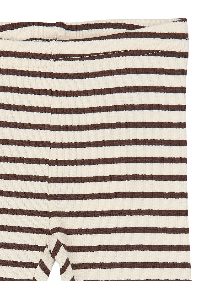 Petit Piao - PPSky Leggings - retuusid - chestnut striped - 2