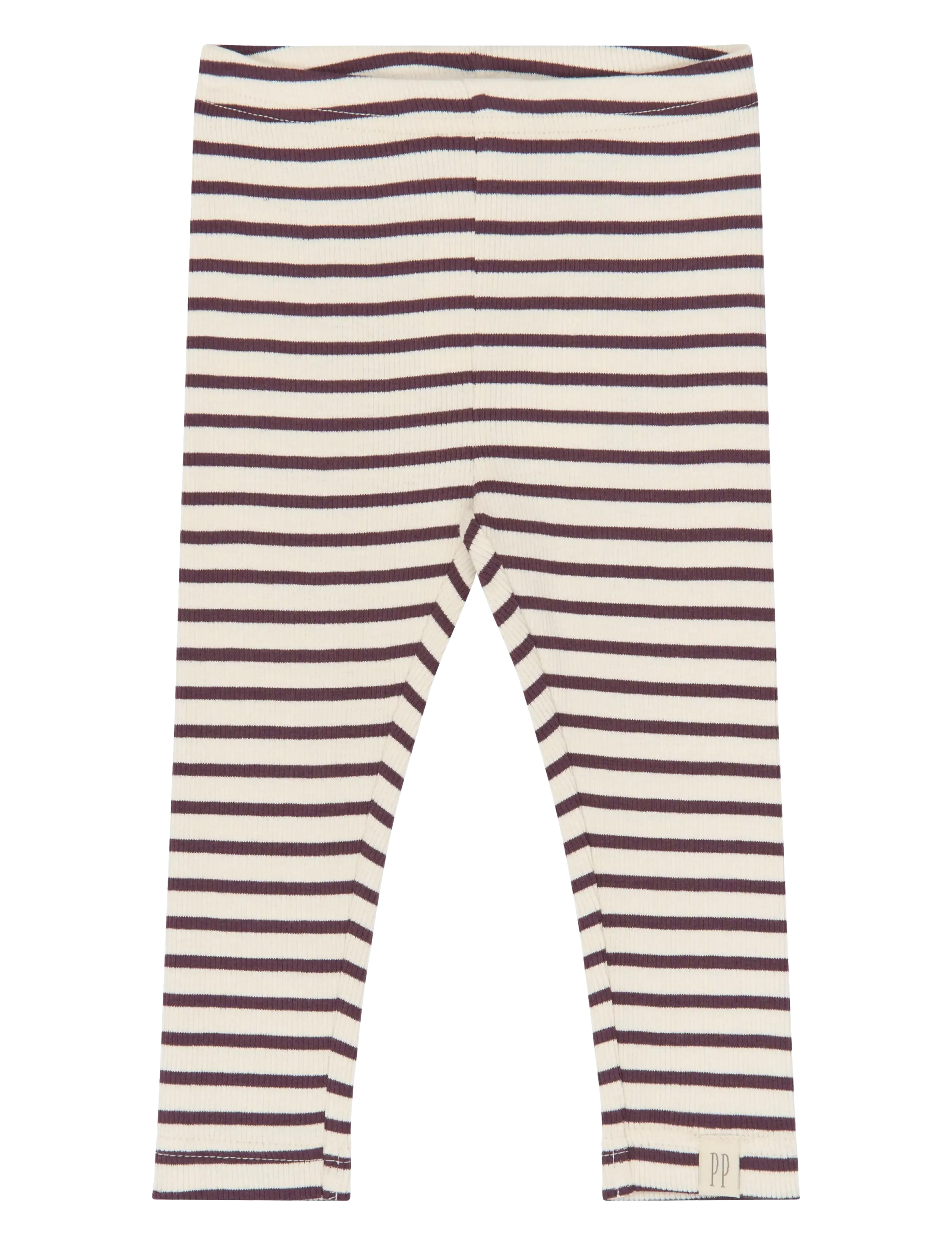 Petit Piao PPSky Leggings - Püksid - HUCKLEBERRY STRIPED / cream