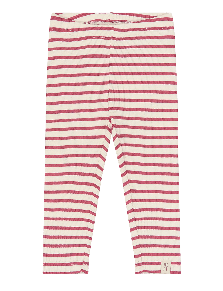 Petit Piao - PPSky Leggings - leggings - mauvewood striped - 1