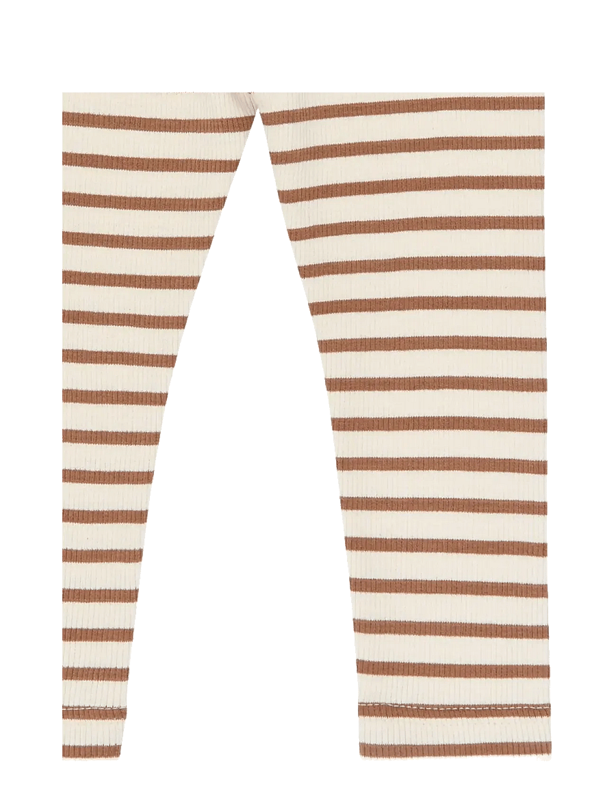 Petit Piao - PPSky Leggings - retuusid - rawhide striped - 1