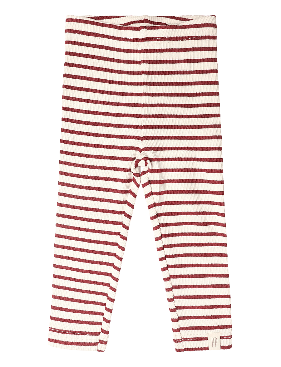 Petit Piao - PPSky Leggings - retuusid - syrah striped - 0