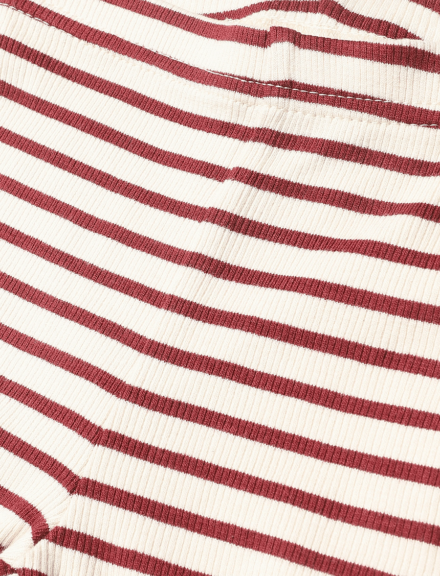 Petit Piao - PPSky Leggings - retuusid - syrah striped - 2