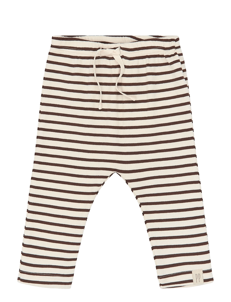 Petit Piao - PPSky Pants - chestnut striped - 0