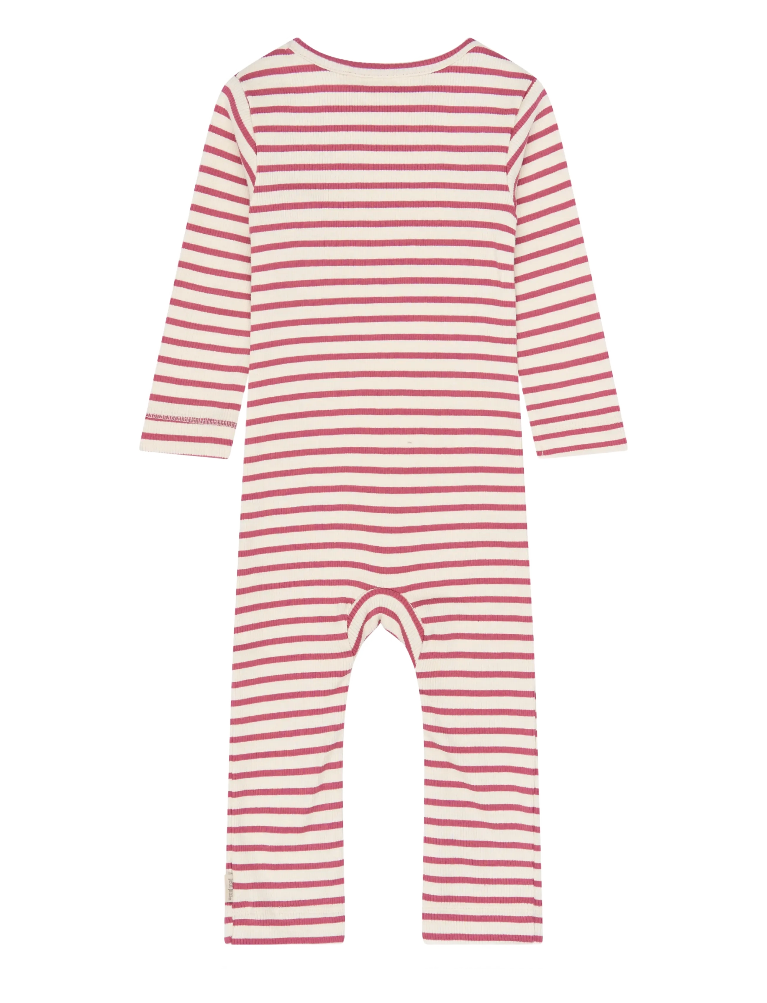 Petit Piao - PPSky L_S Jumpsuit - jumpsuits - mauvewood striped - 1