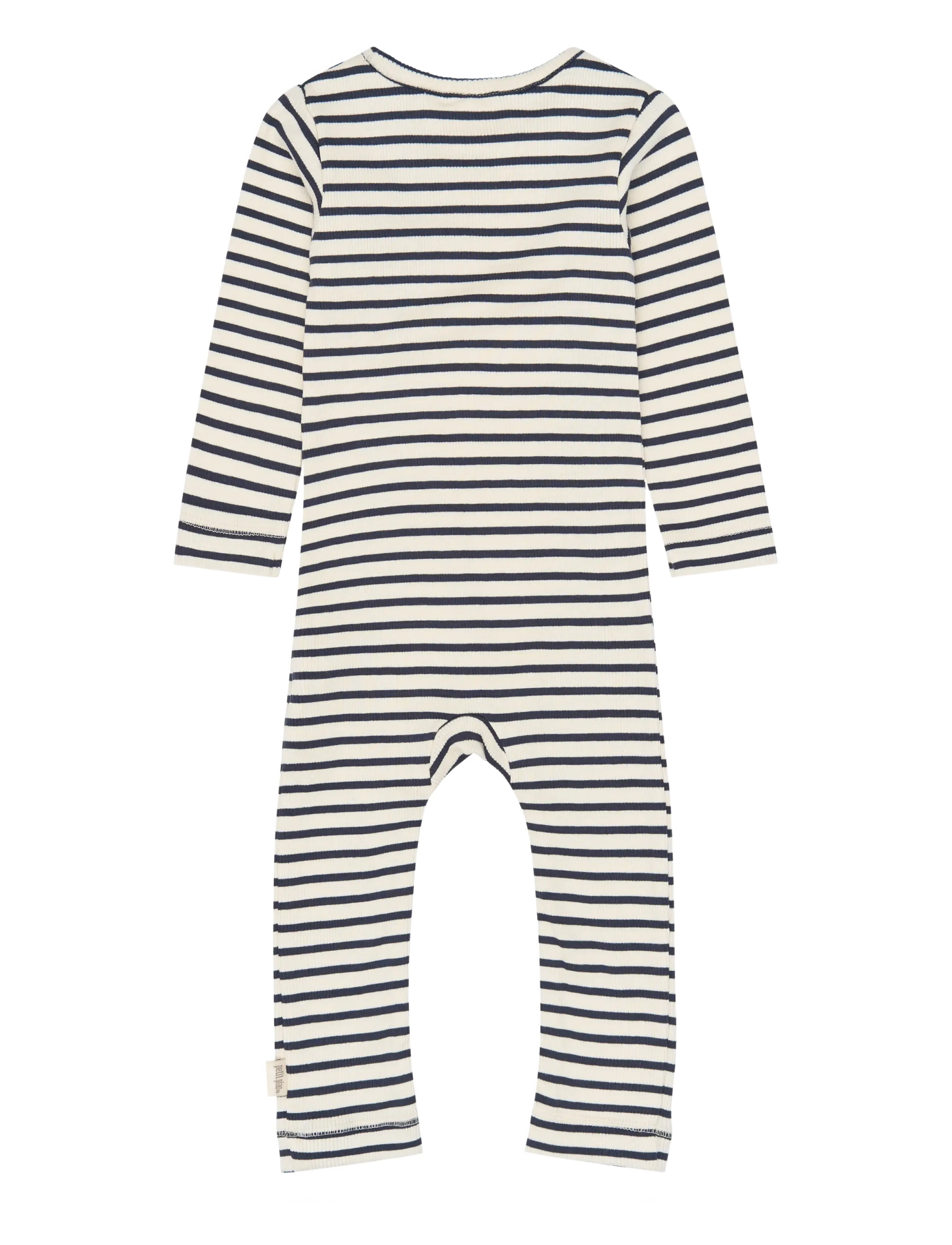 Petit Piao - PPSky L_S Jumpsuit - kombinesoonid - navy blazer striped - 1