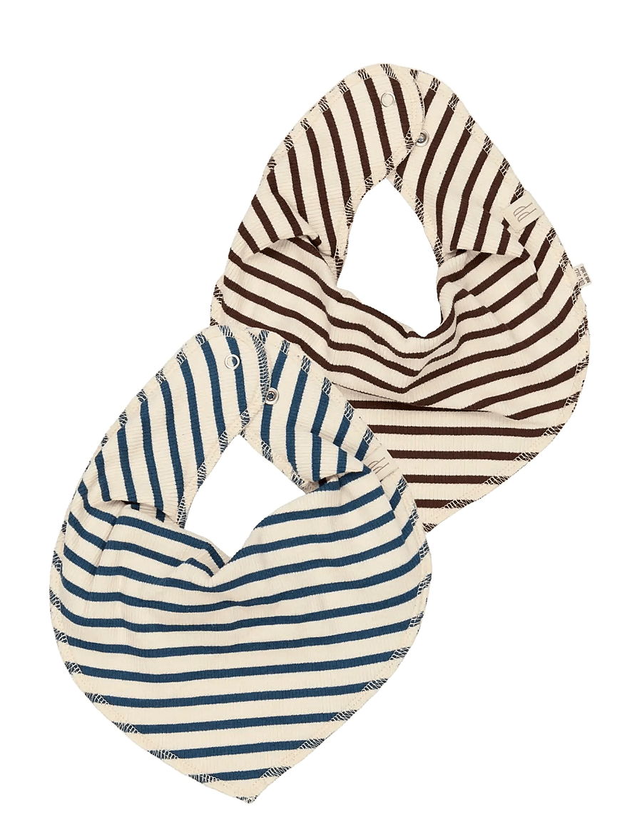 Petit Piao - PPSky Bib 2-Pack - sonnenbrillen - chestnut striped - 0