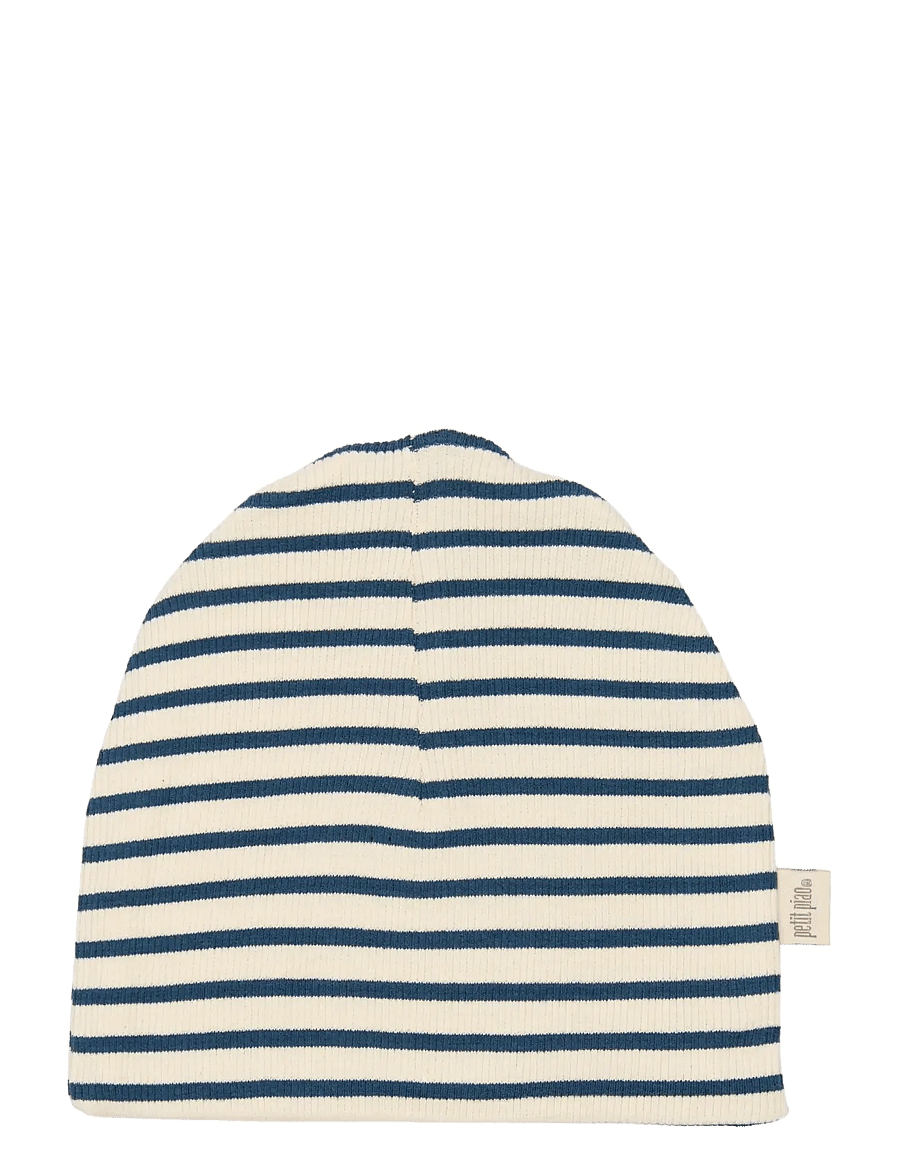 Petit Piao - PPSky Beanie 2-Pack - babyhuer - chestnut striped - 1