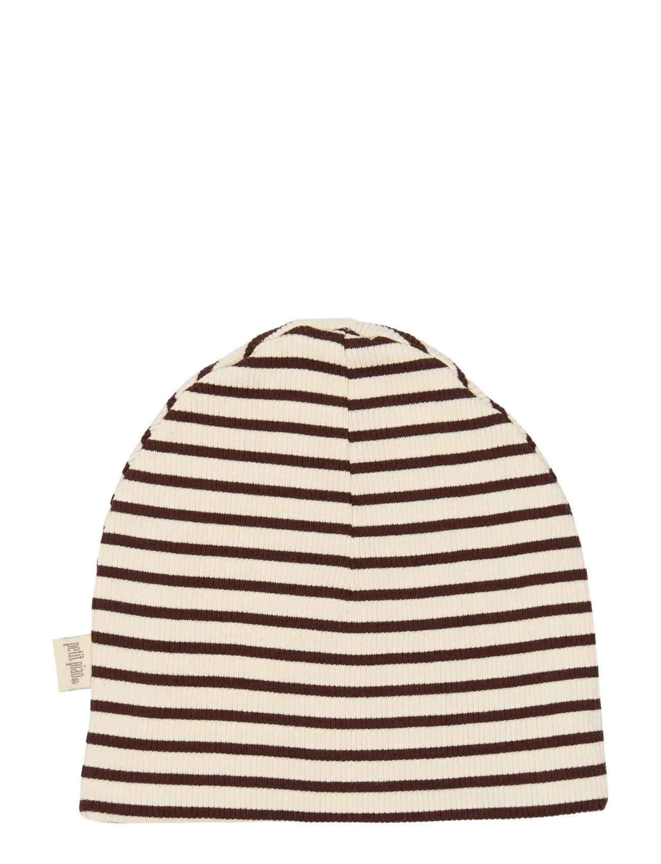Petit Piao - PPSky Beanie 2-Pack - babyhuer - chestnut striped - 2
