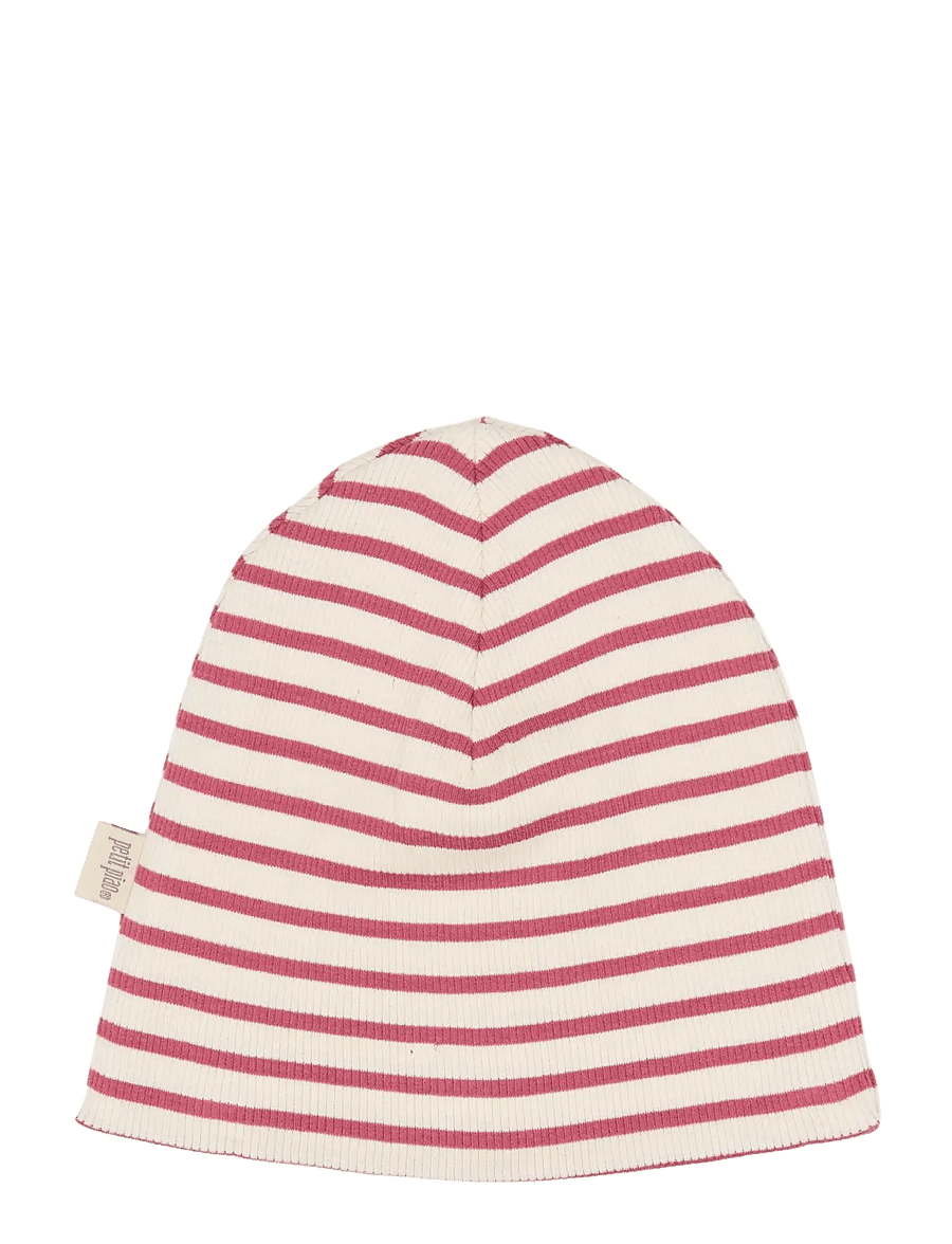 Petit Piao - PPSky Beanie 2-Pack - babymützen - mauvewood striped - 1