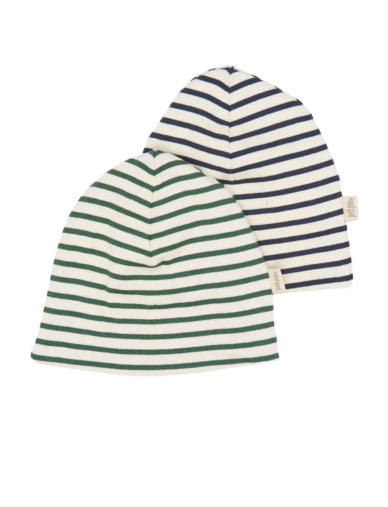 Petit Piao PPSky Beanie 2-Pack - Beanies - NAVY BLAZER STRIPED / navy