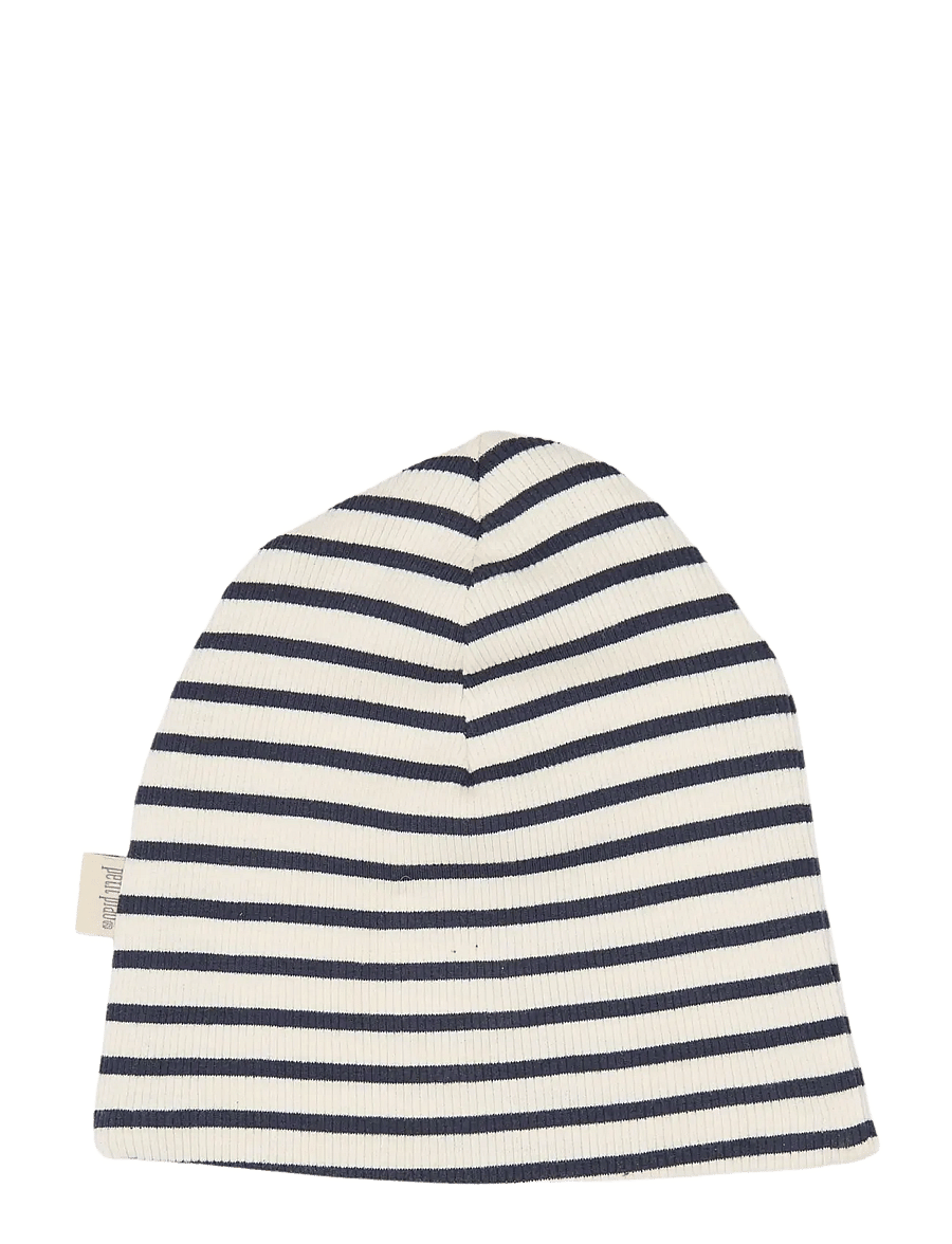 Petit Piao - PPSky Beanie 2-Pack - babymützen - navy blazer striped - 1