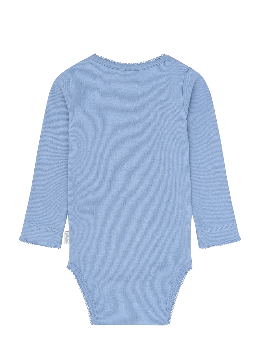Petit Piao - PPSea L_S Body - pikkade varrukatega bodid - stonewash - 1