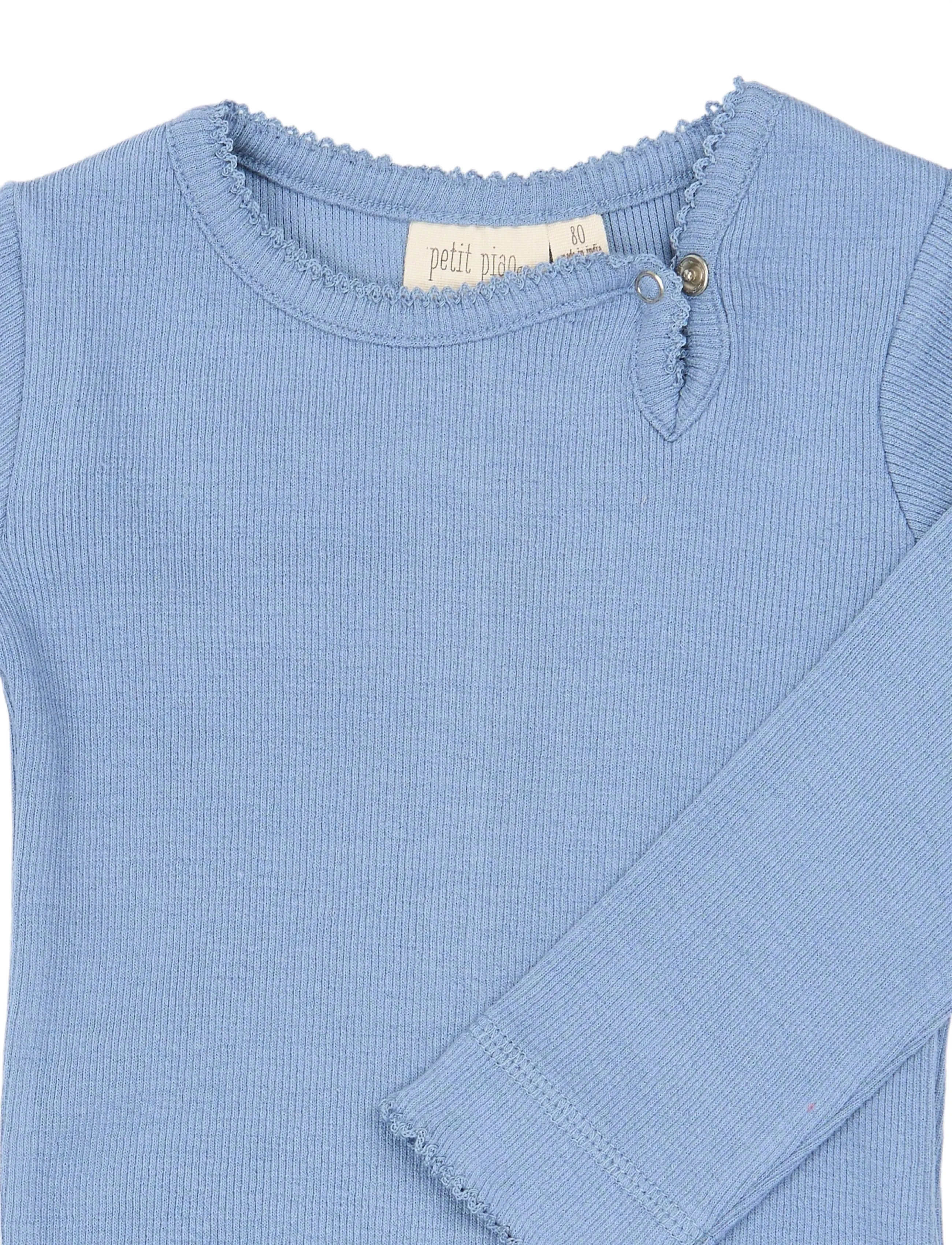 Petit Piao - PPSea L_S Body - pikkade varrukatega bodid - stonewash - 2