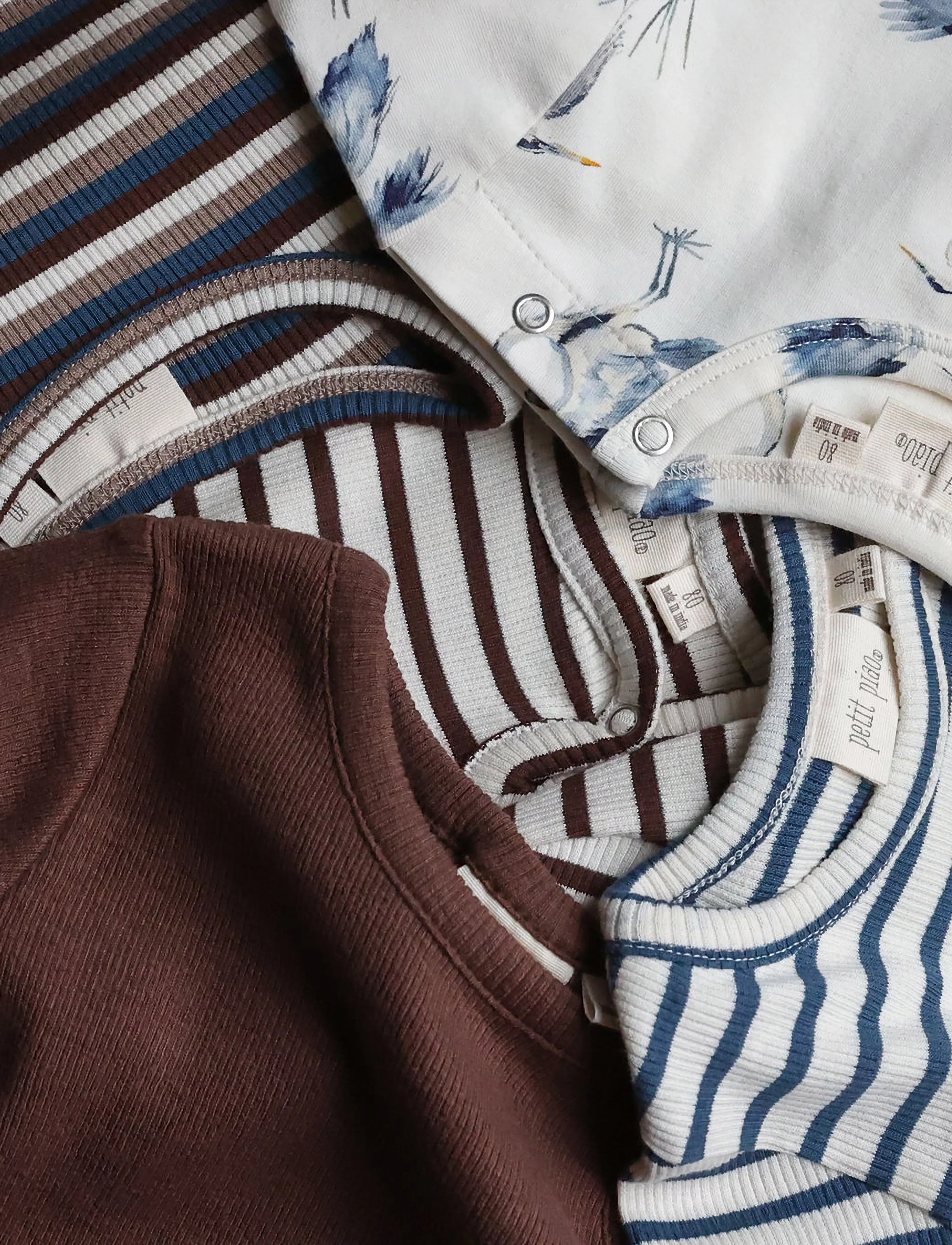 Petit Piao - PPSong L_S Body - langärmelige bodys - key largo multistriped - 3