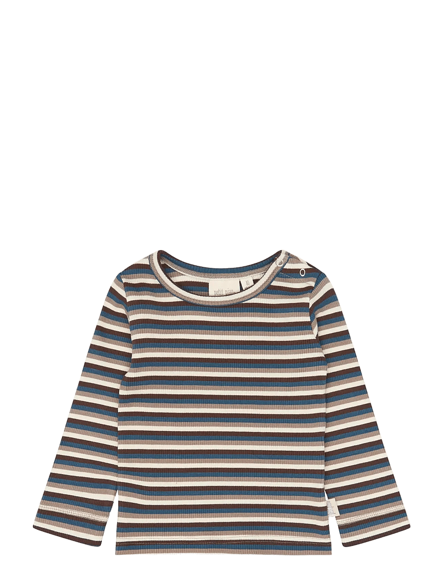 Petit Piao - PPSong L_S Tee - langärmelig - key largo multistriped - 0