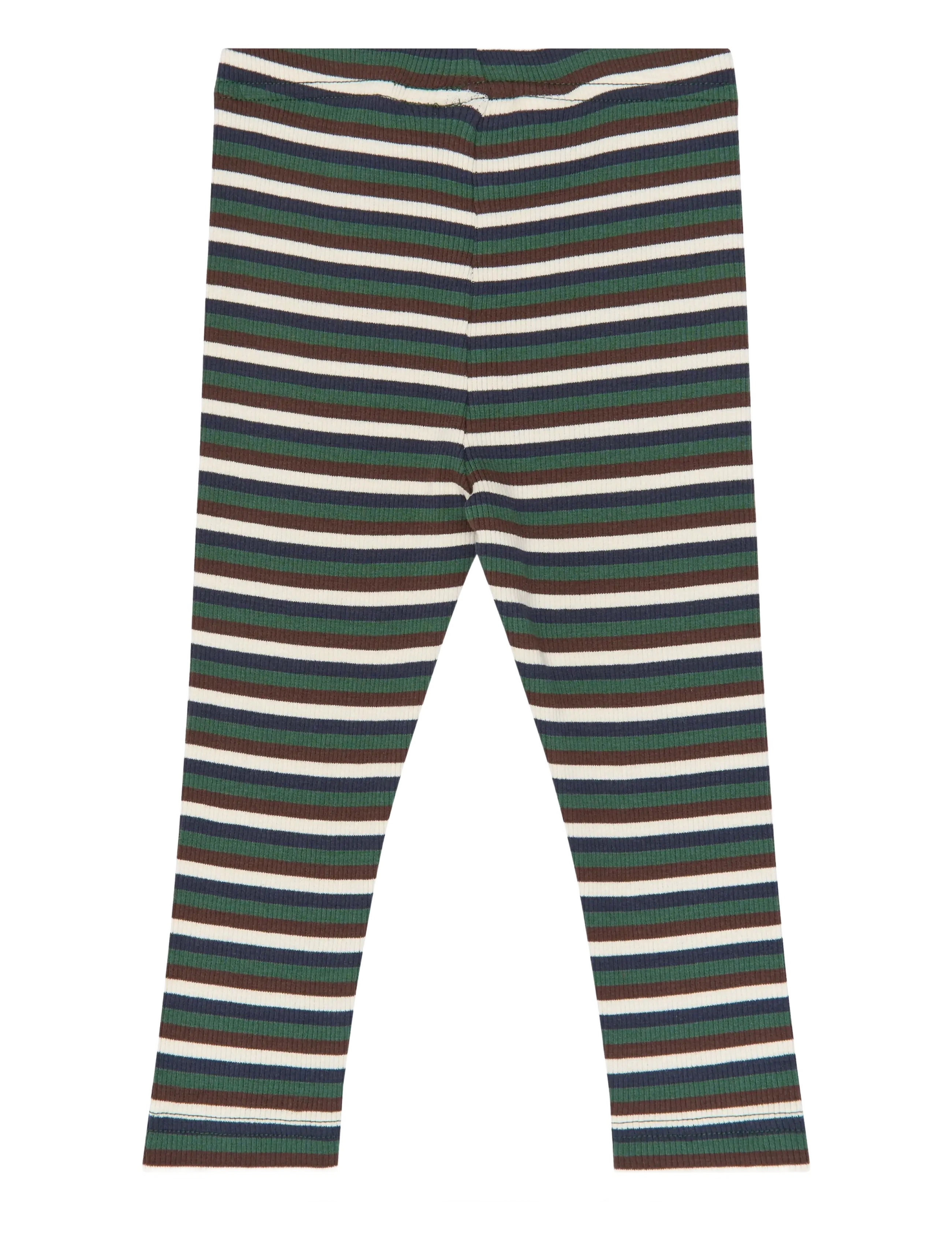 Petit Piao - PPSong Leggings - retuusid - trekking green multistriped - 1