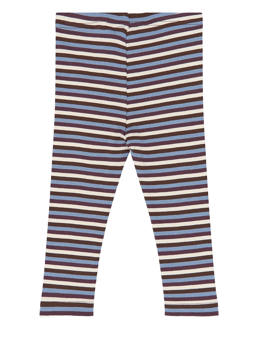 Petit Piao - PPSong Leggings - retuusid - huckleberry multistriped - 0