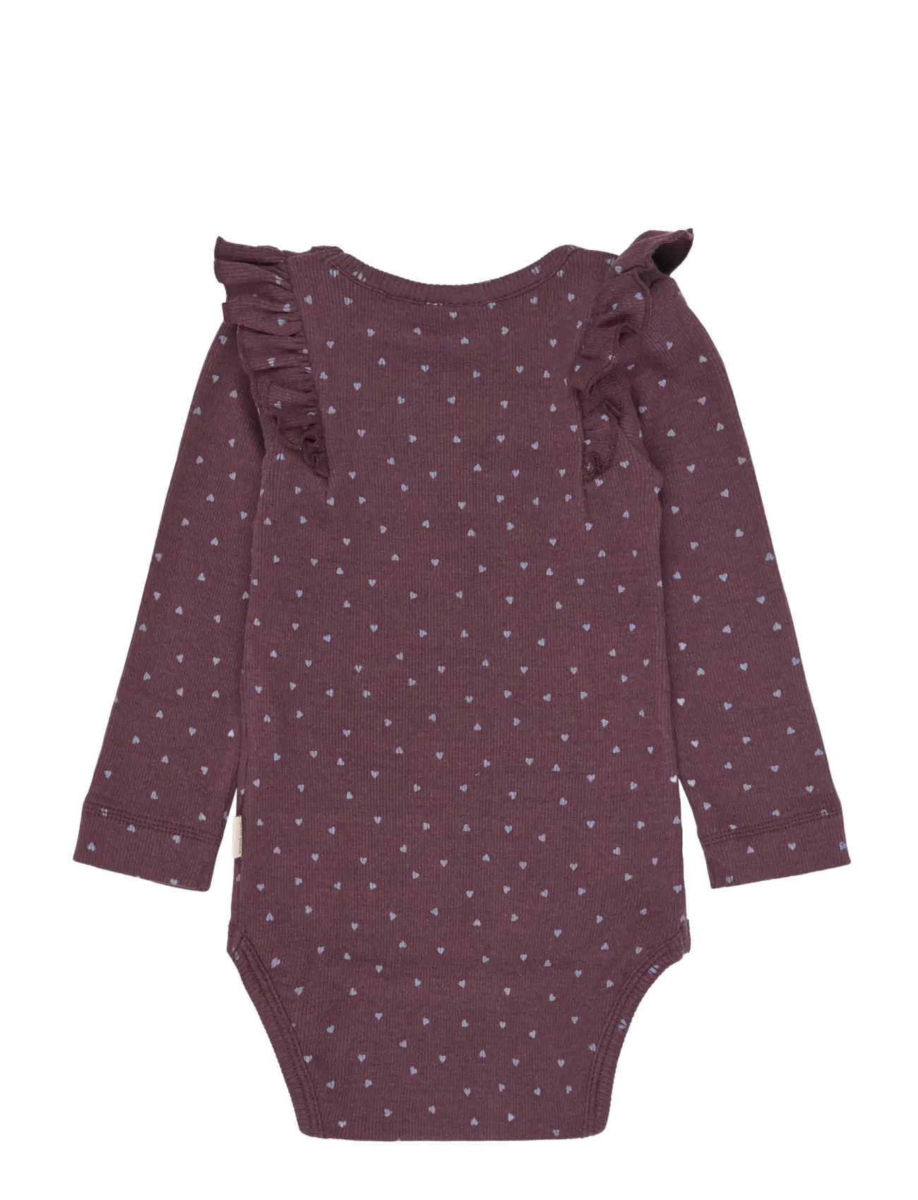 Petit Piao - PPSonja L_S Body - långärmade bodies - huckleberry heart aop - 1