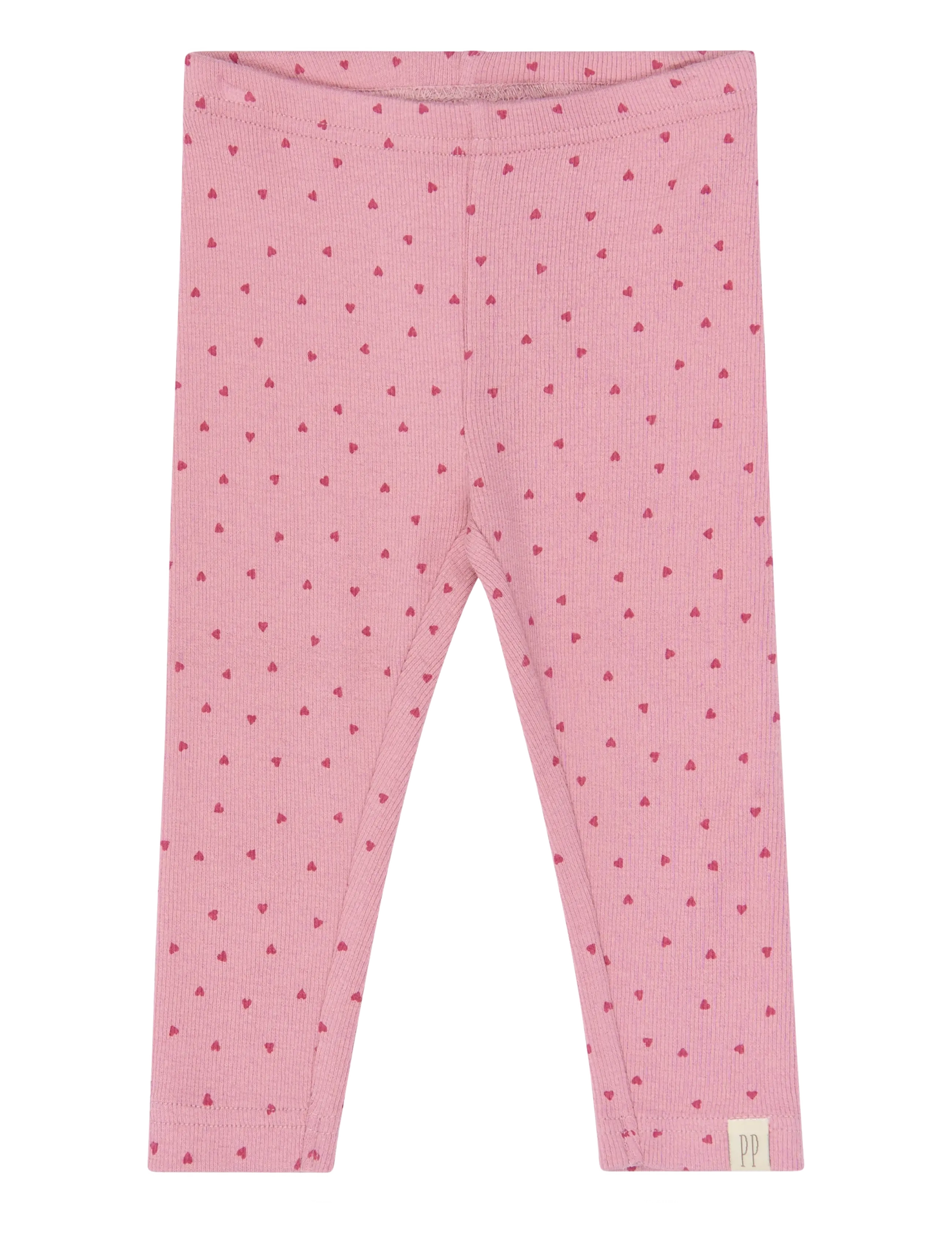 Petit Piao PPSonja Leggings - Osta suuruse järgi - ROSE ELEGANCE HEART AOP / pink/rose