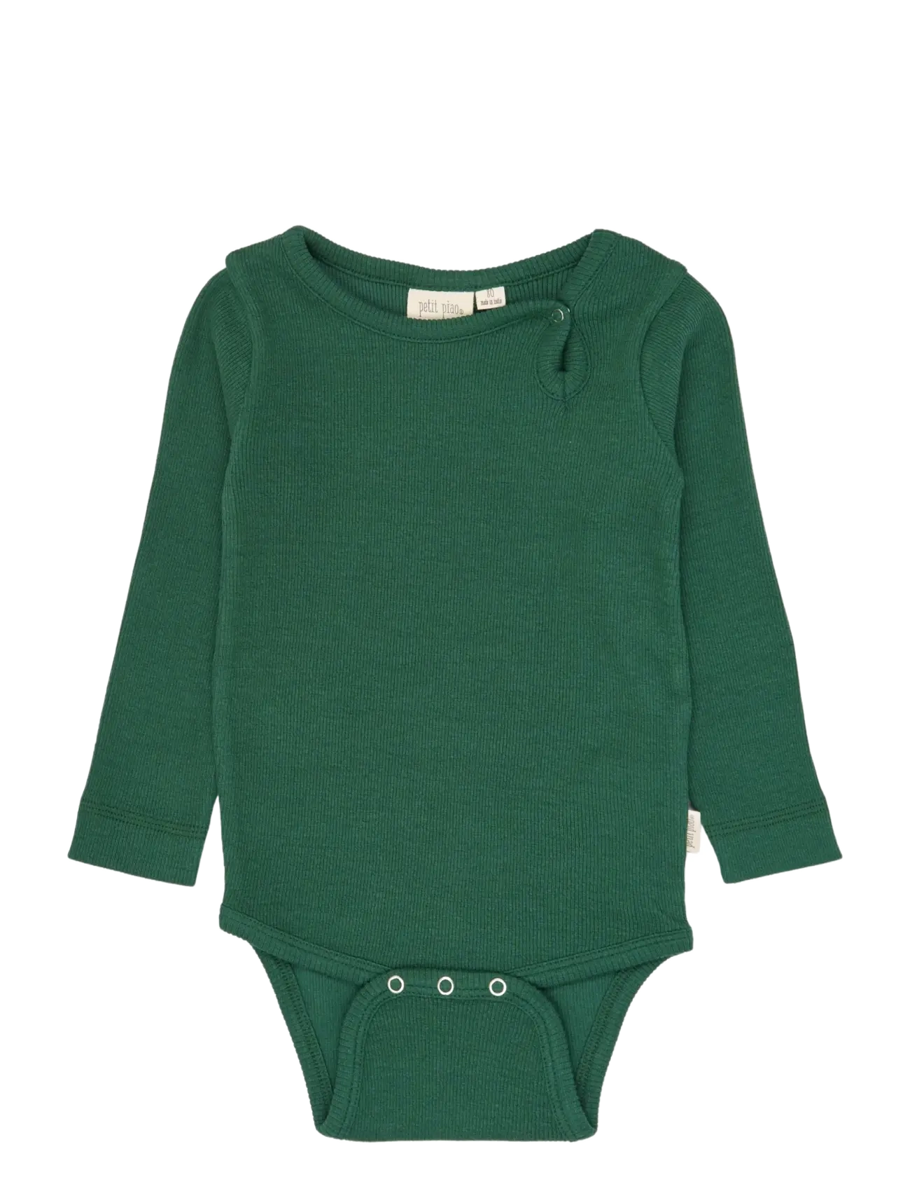Petit Piao PPStone L_S Body - Långärmade bodies - TREKKING GREEN / green