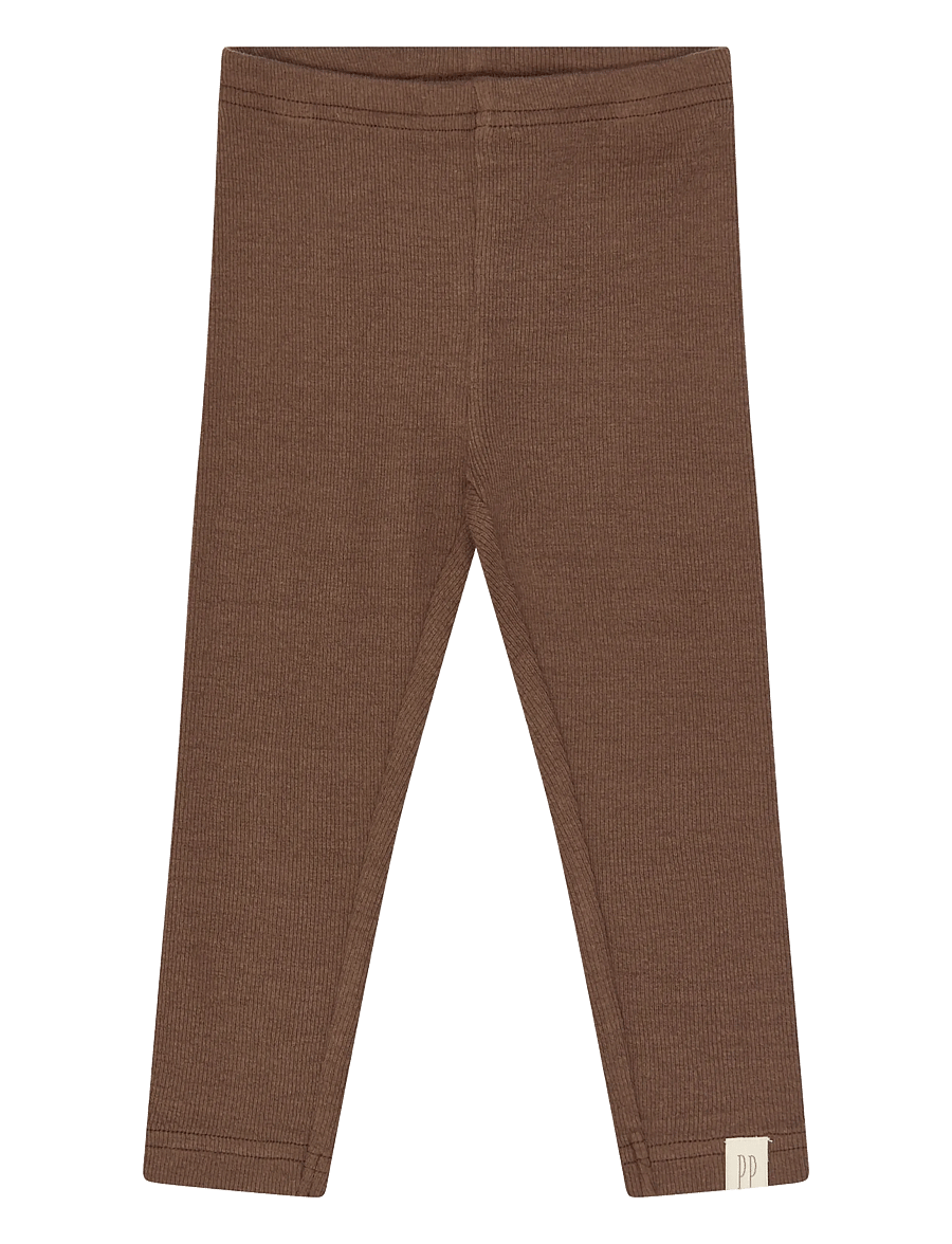 Petit Piao - PPStone Leggings - retuusid - chestnut - 0