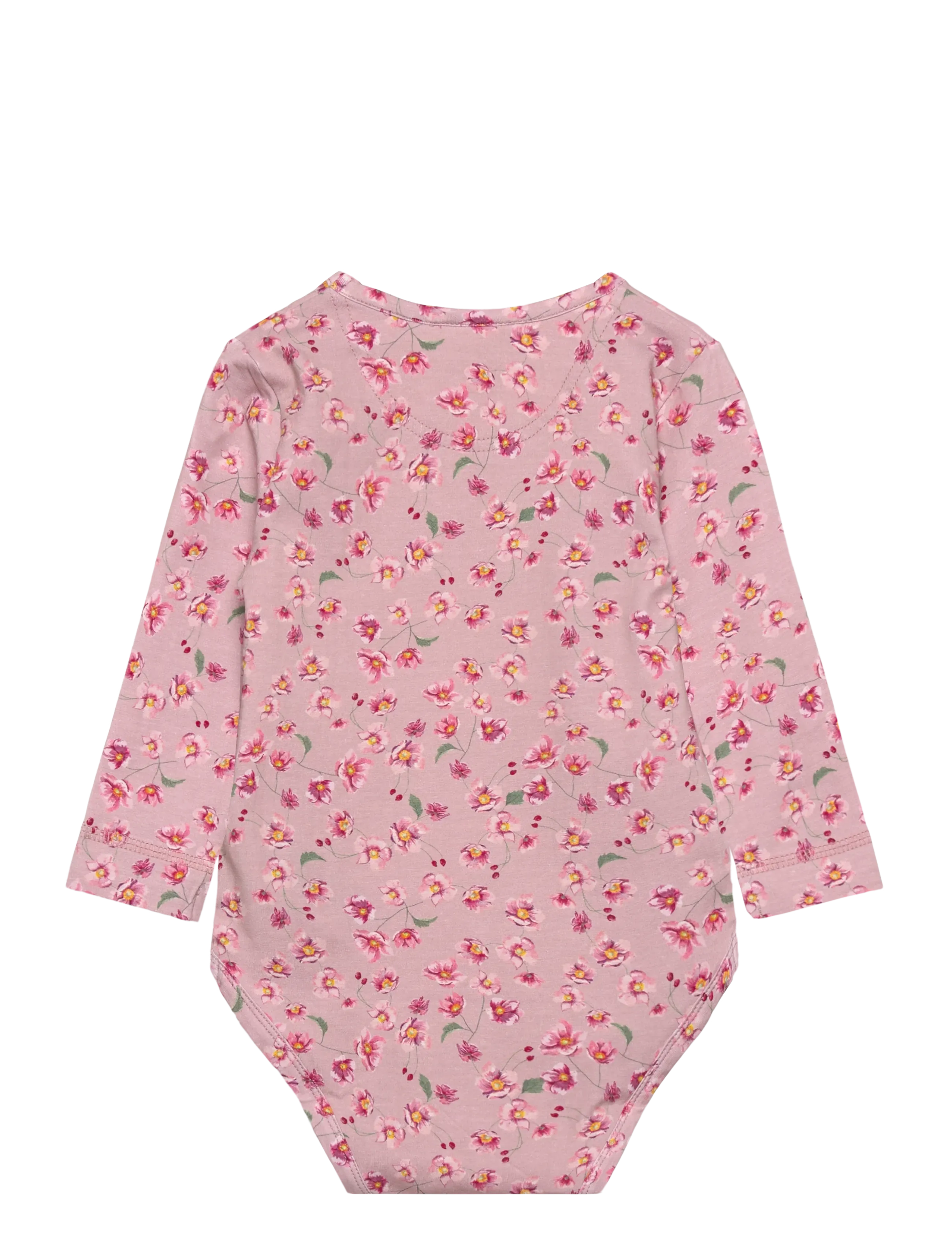 Petit Piao - Body L/S Printed - long-sleeved bodies - autumn anemone - 1