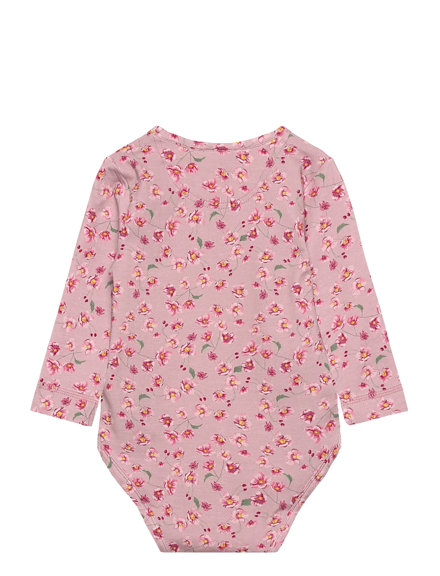 Petit Piao - Body L/S Printed - pikkade varrukatega bodid - autumn anemone - 1