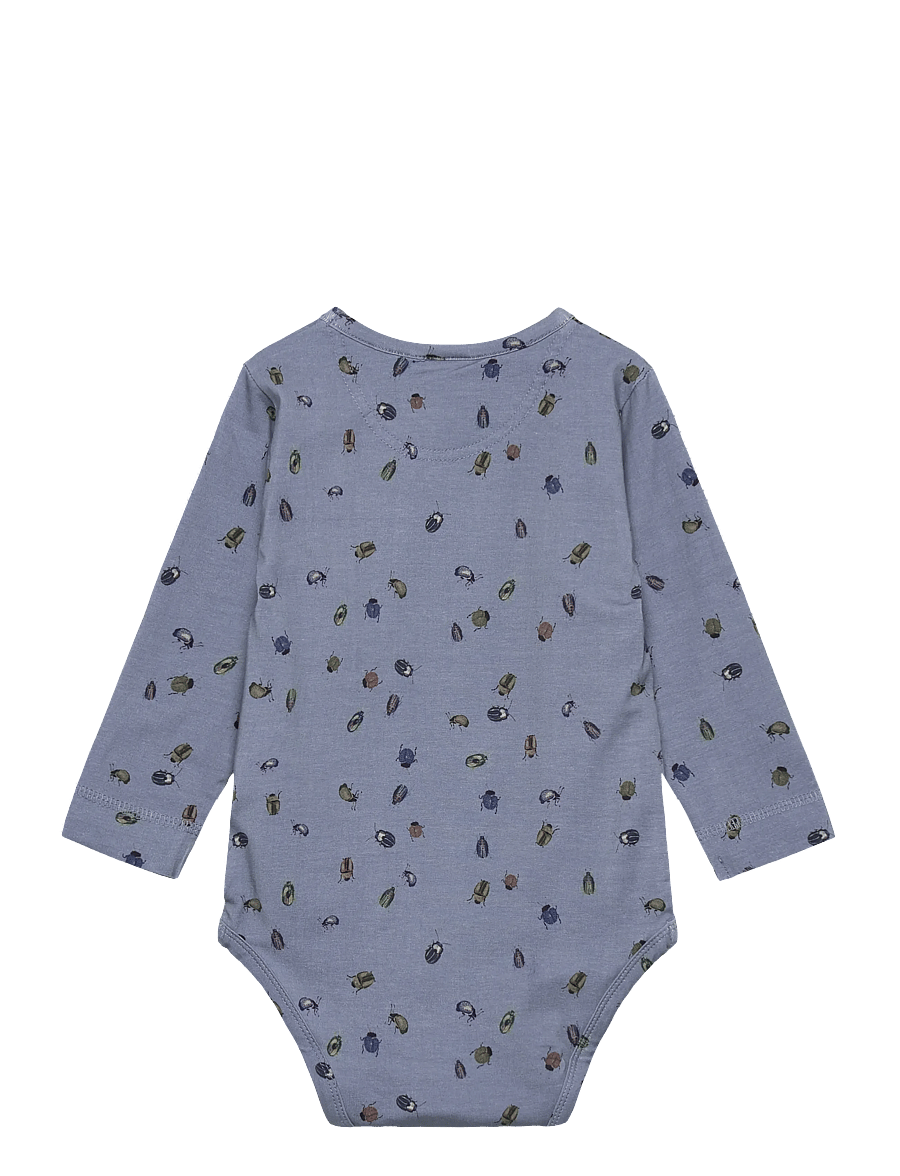 Petit Piao - Body L/S Printed - langärmelige bodys - beetle - 1
