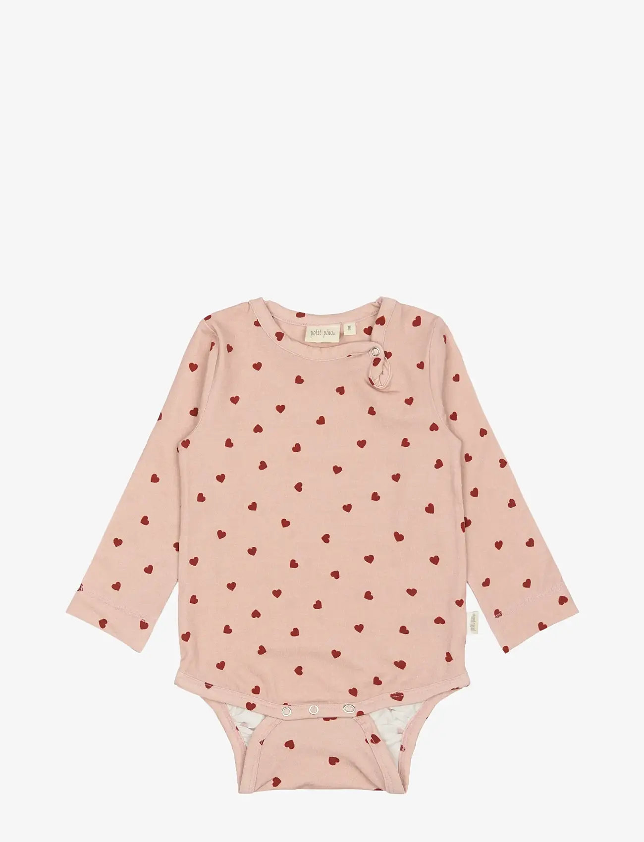 Petit Piao - Body L/S Printed - langärmelige bodys - heart - 0