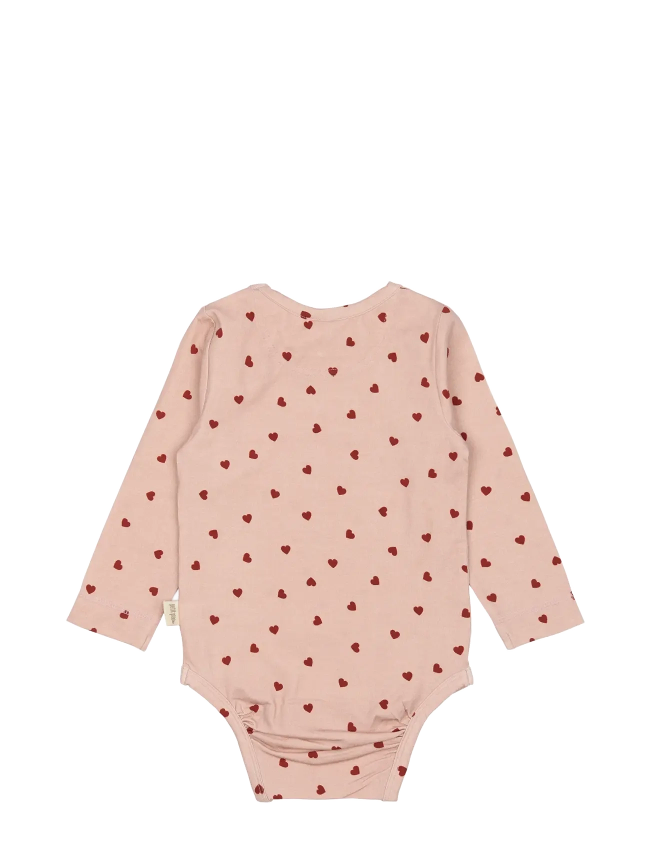 Petit Piao - Body L/S Printed - long-sleeved bodies - heart - 1