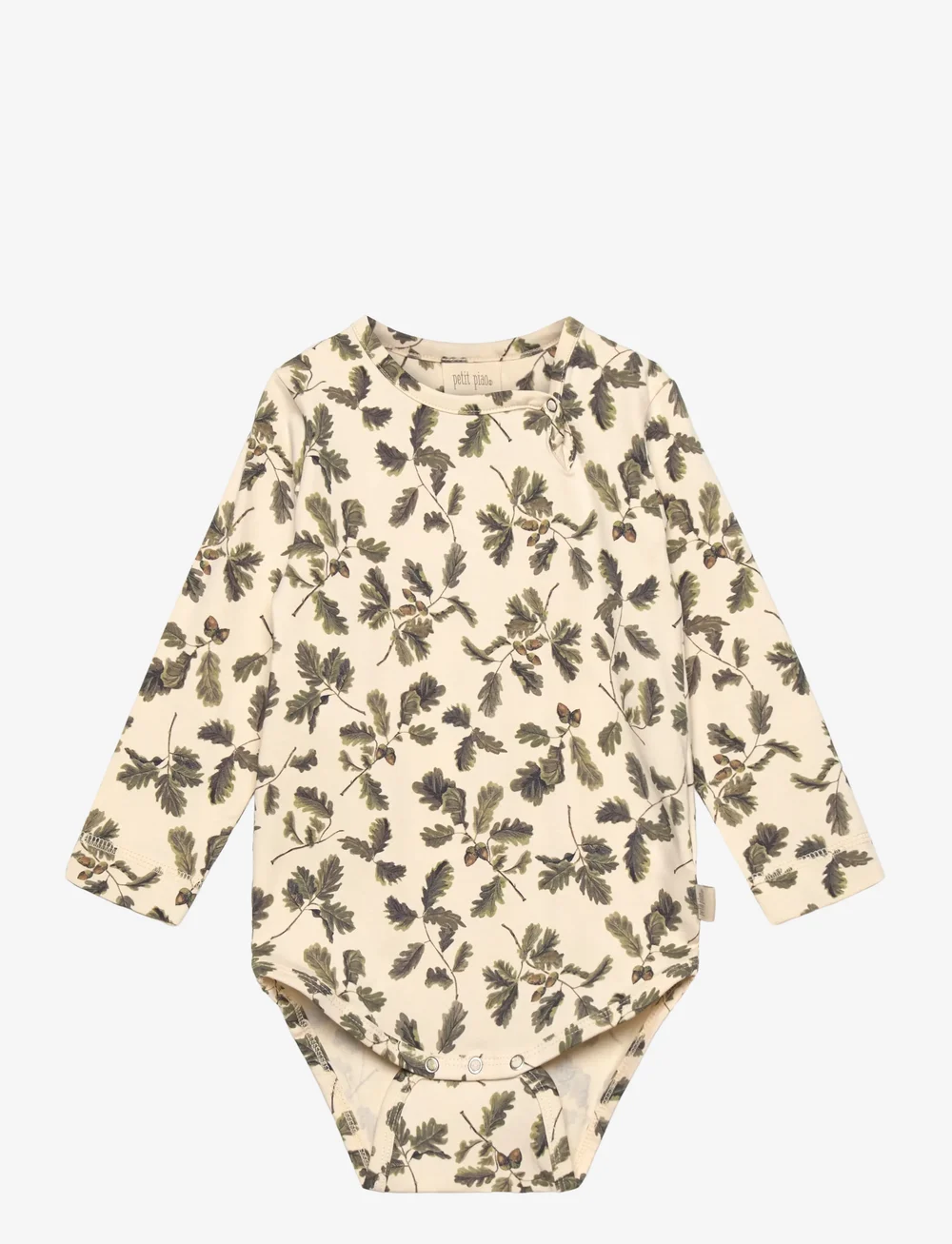Petit Piao - Body L/S Printed - pikkade varrukatega bodid - oak - 0