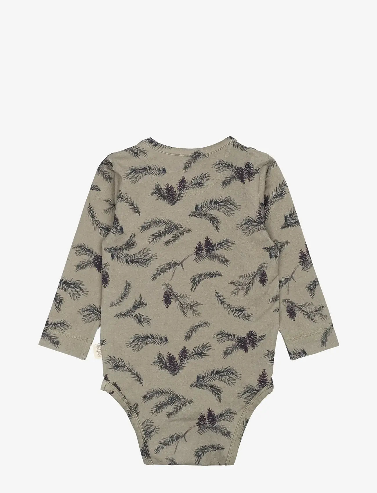 Petit Piao - Body L/S Printed - pikkade varrukatega bodid - pine - 1