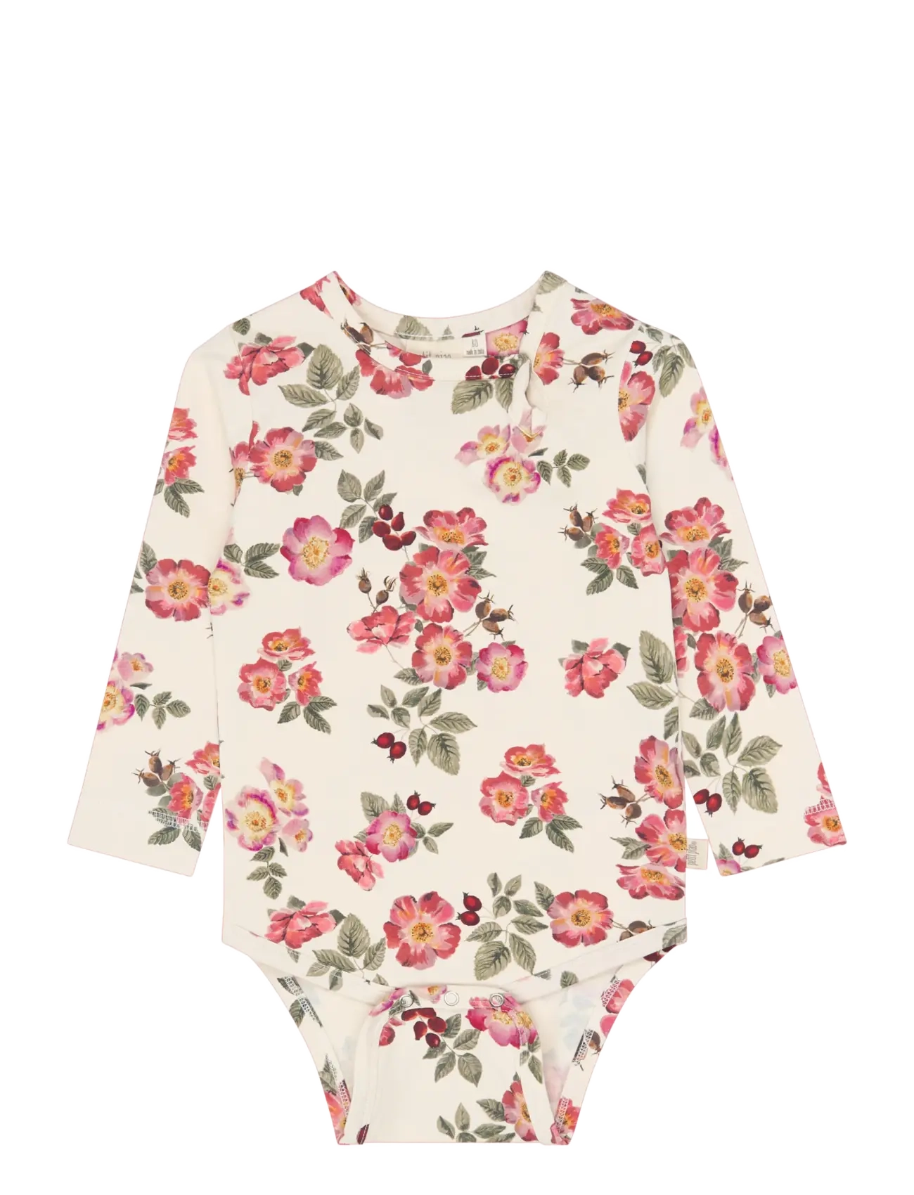 Petit Piao PPStar L_S Body - Nach Größe einkaufen - EGGNOG ROSEHIP AOP / cream