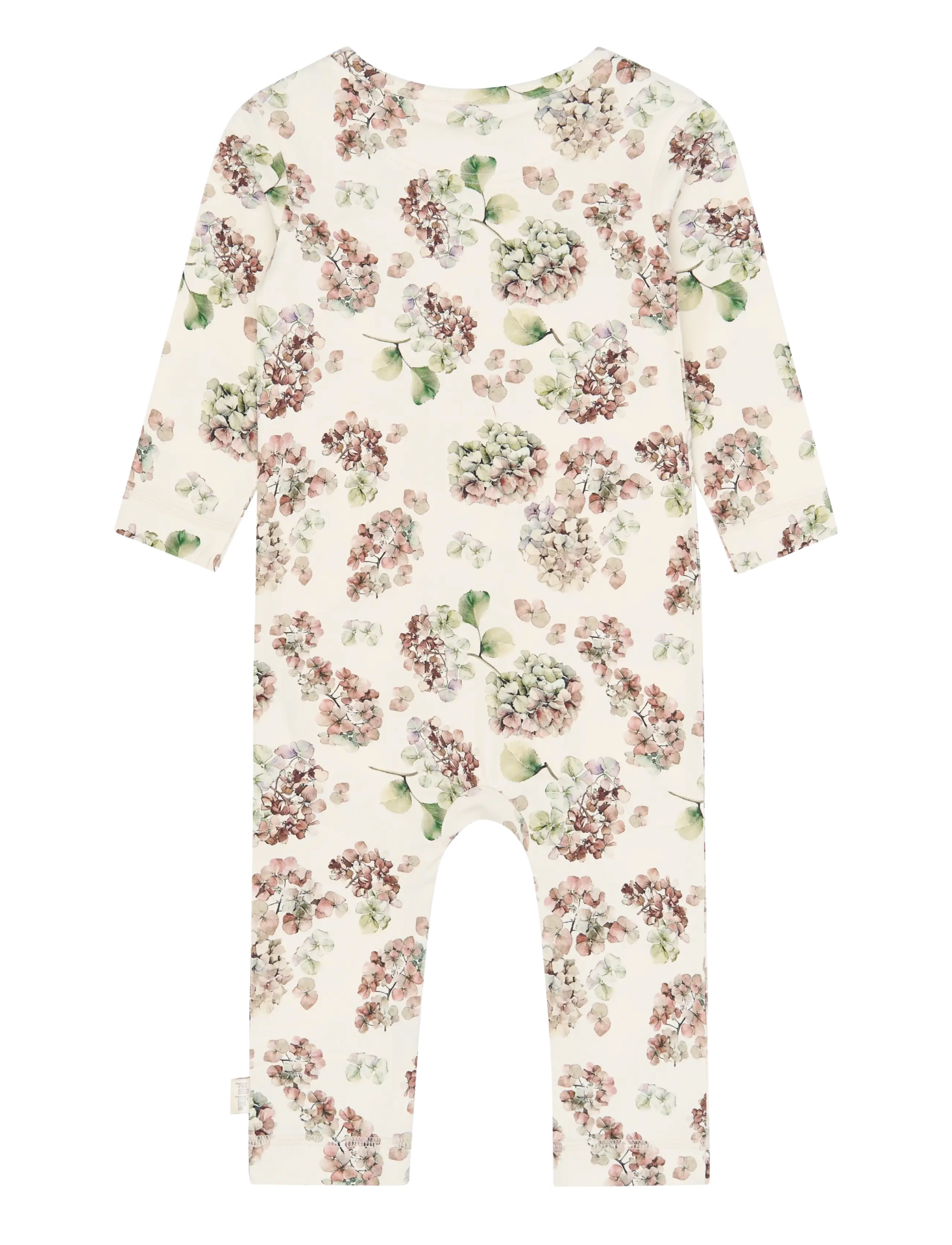Petit Piao - PPStar L_S Jumpsuit - byxdress - eggnog hydranger aop - 1