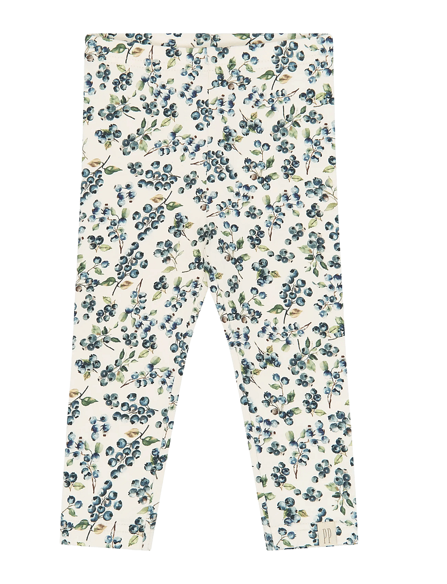 Petit Piao - PPStar Leggings - retuusid - eggnog blueberry aop - 0