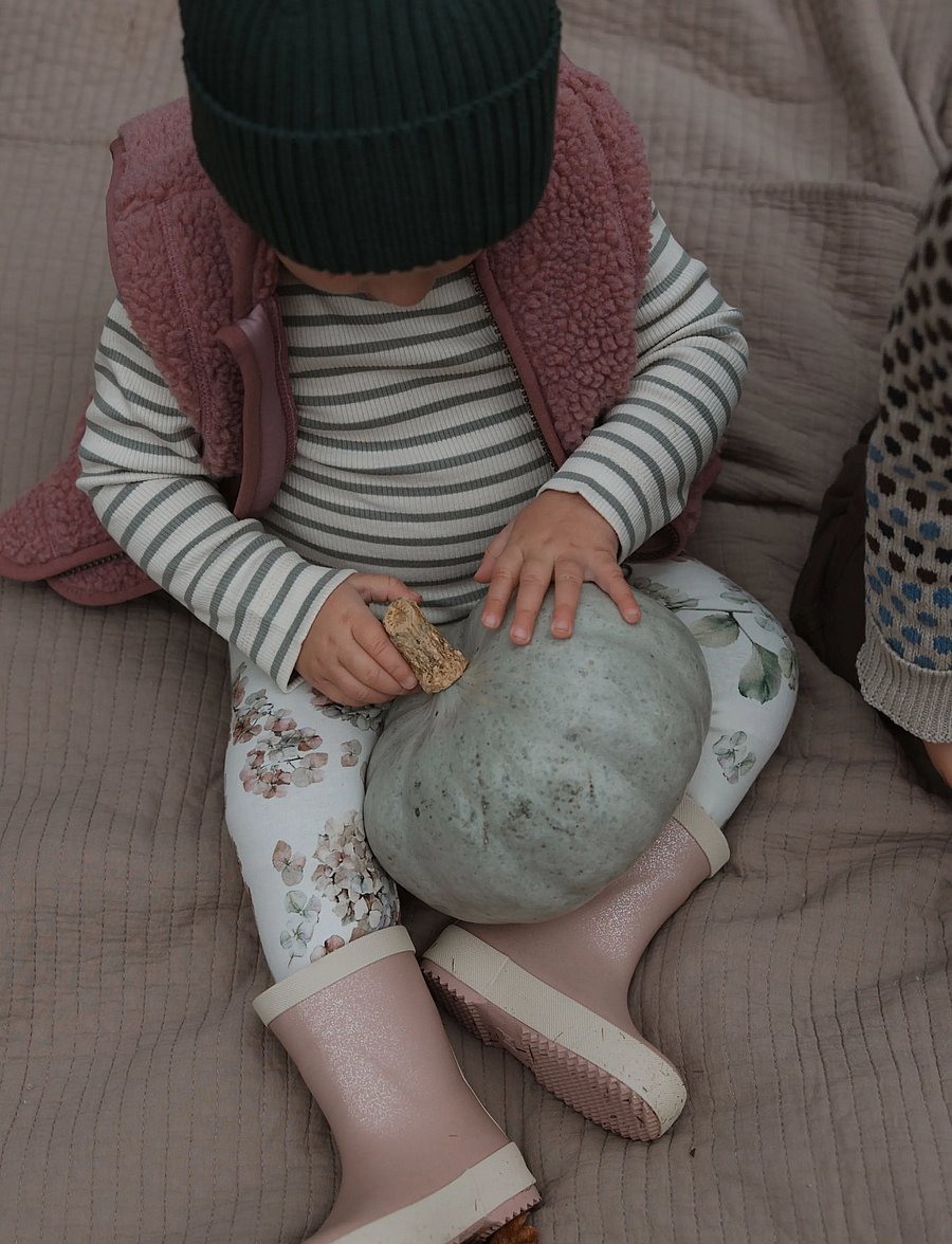 Petit Piao - PPStar Leggings - leggings - eggnog hydranger aop - 0