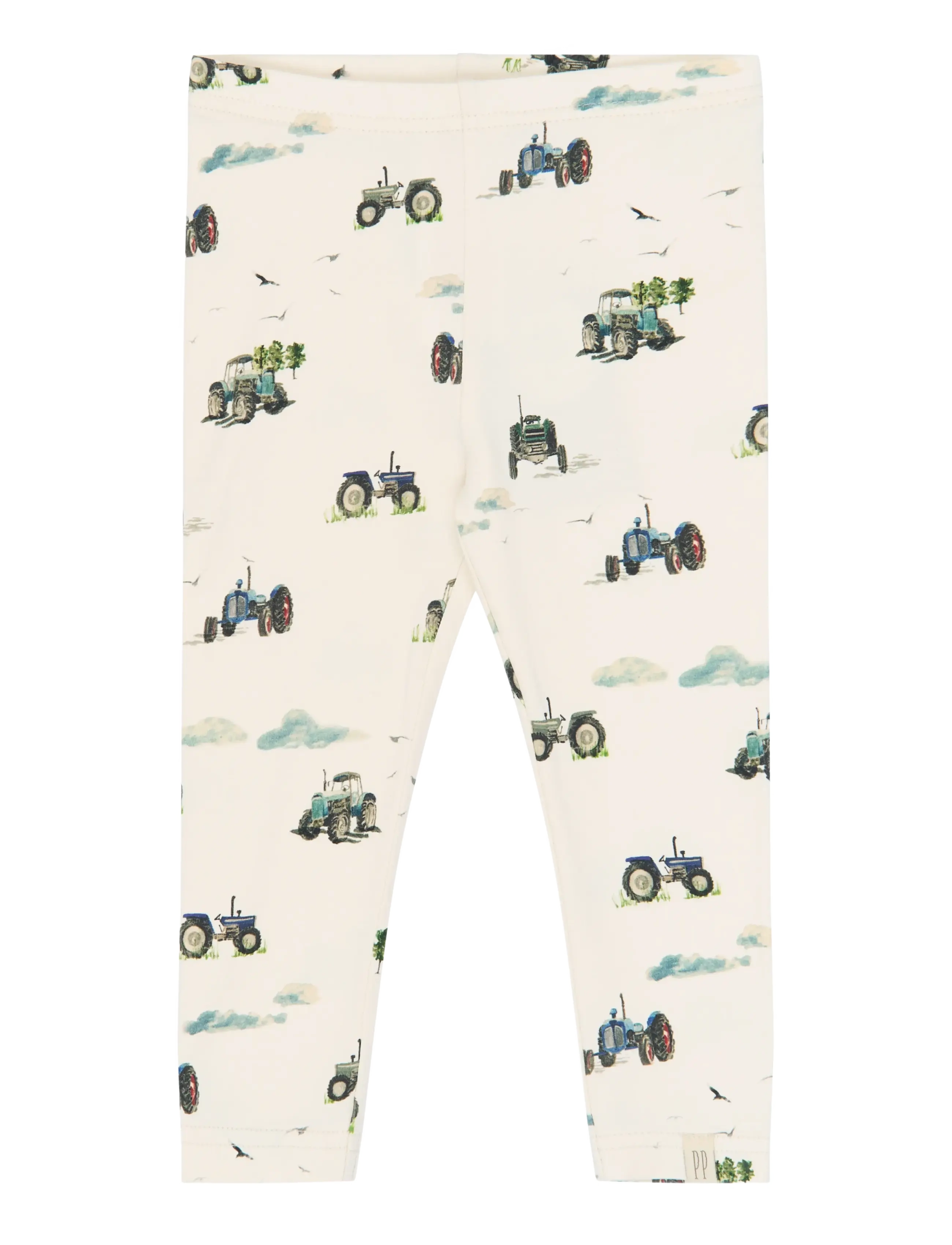 Petit Piao PPStar Leggings - Osta suuruse järgi - EGGNOG TRACTOR AOP / cream