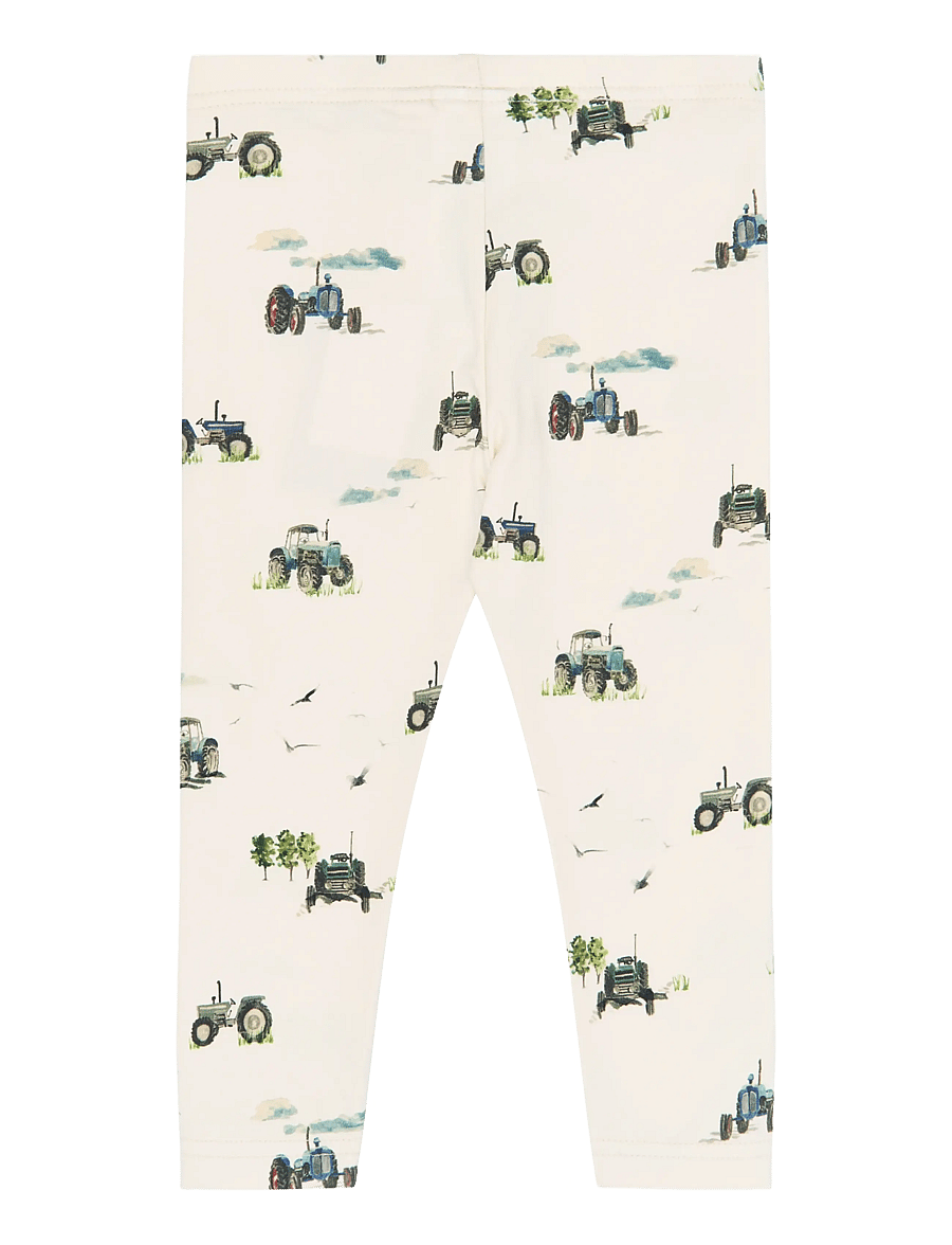 Petit Piao - PPStar Leggings - leggings - eggnog tractor aop - 1