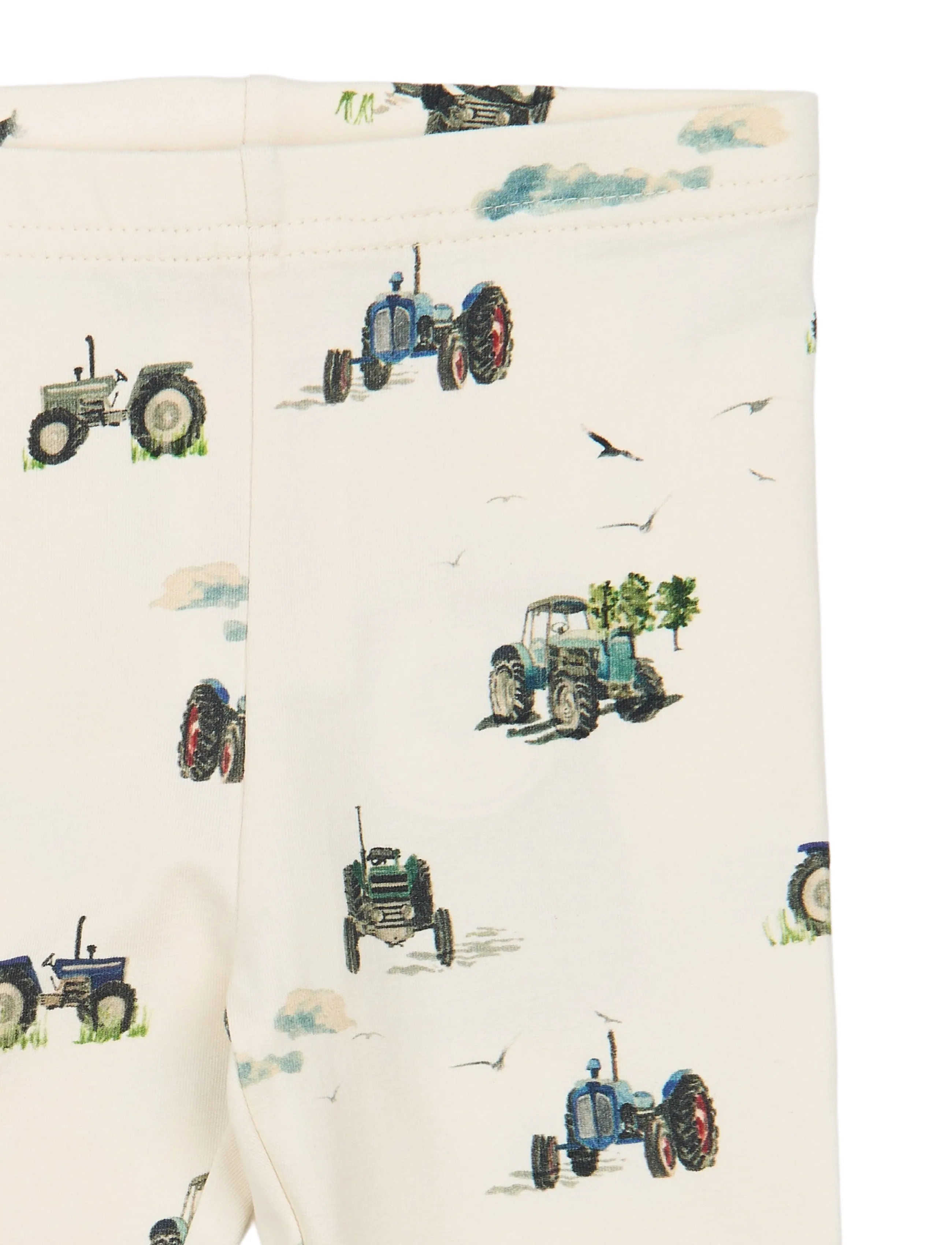 Petit Piao - PPStar Leggings - leggings - eggnog tractor aop - 2
