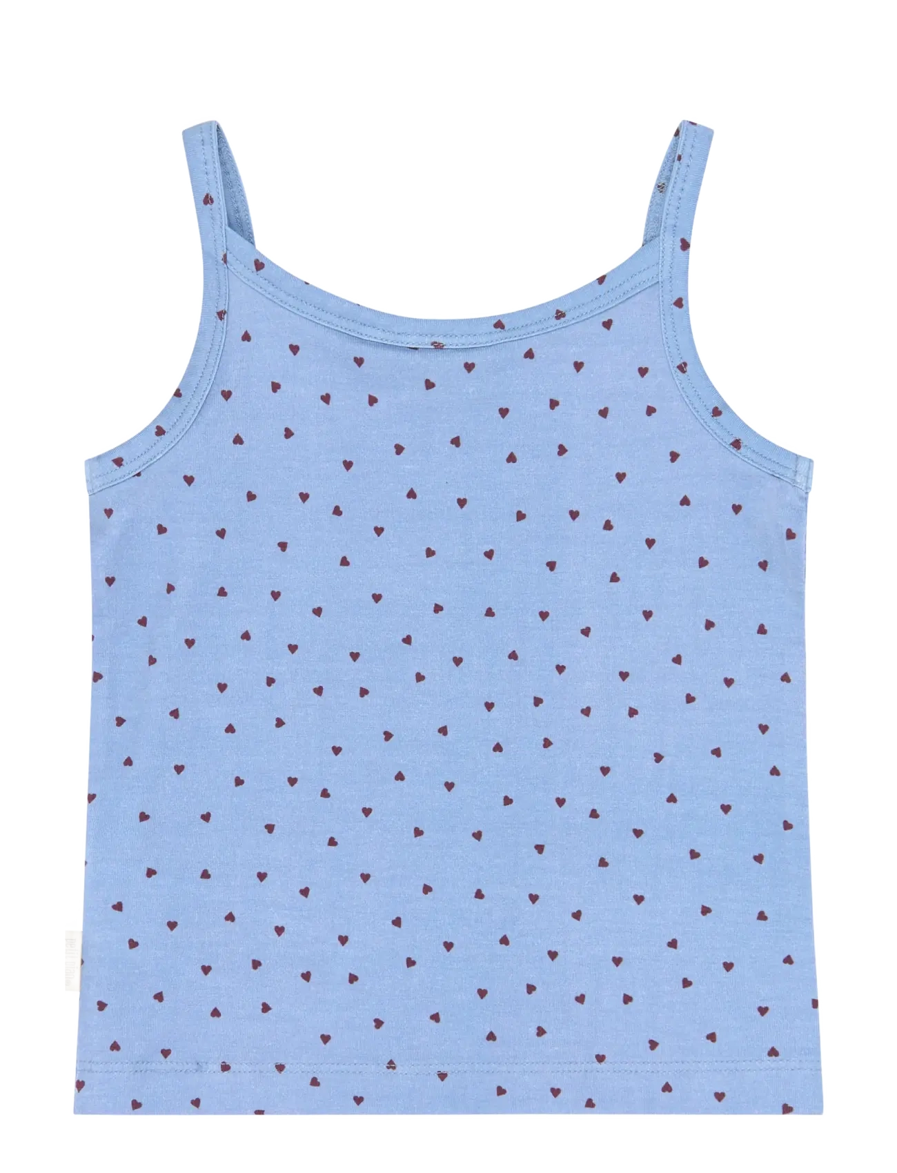 Petit Piao - PPStar Girls Undershirt 2-pack - aluskihina kantavad alussärgid - eggnog blueberry aop - 4