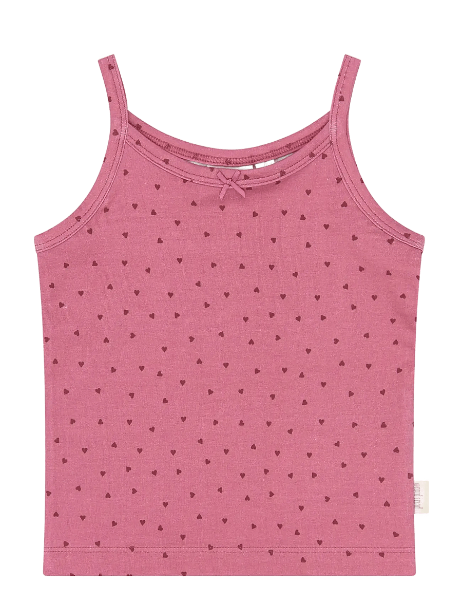 Petit Piao - PPStar Girls Undershirt 2-pack - aluskihina kantavad alussärgid - eggnog hydranger aop - 3