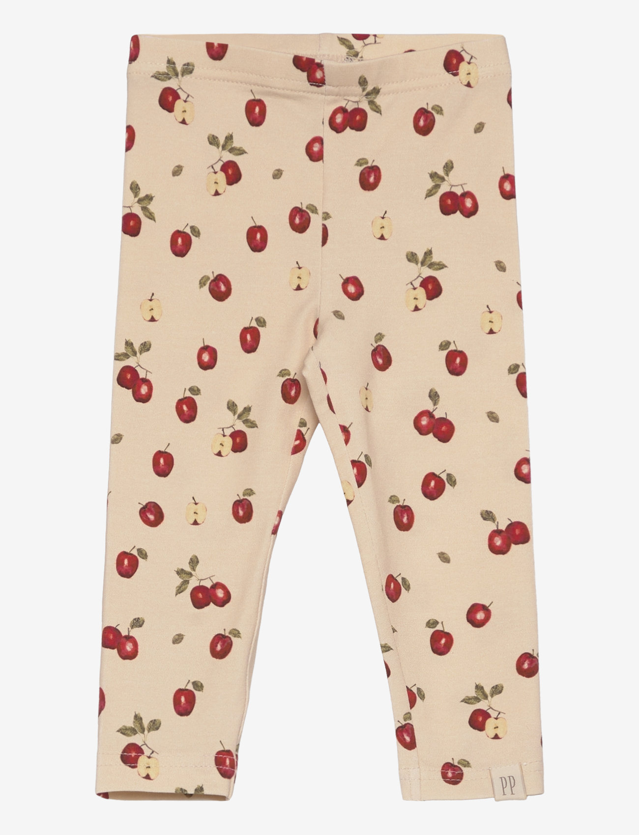 Petit Piao - Legging Printed - efterårstøj - apple aop - 0