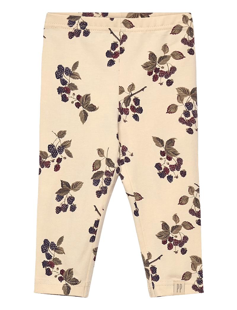 Petit Piao - Legging Printed - leggings - black berry - 0