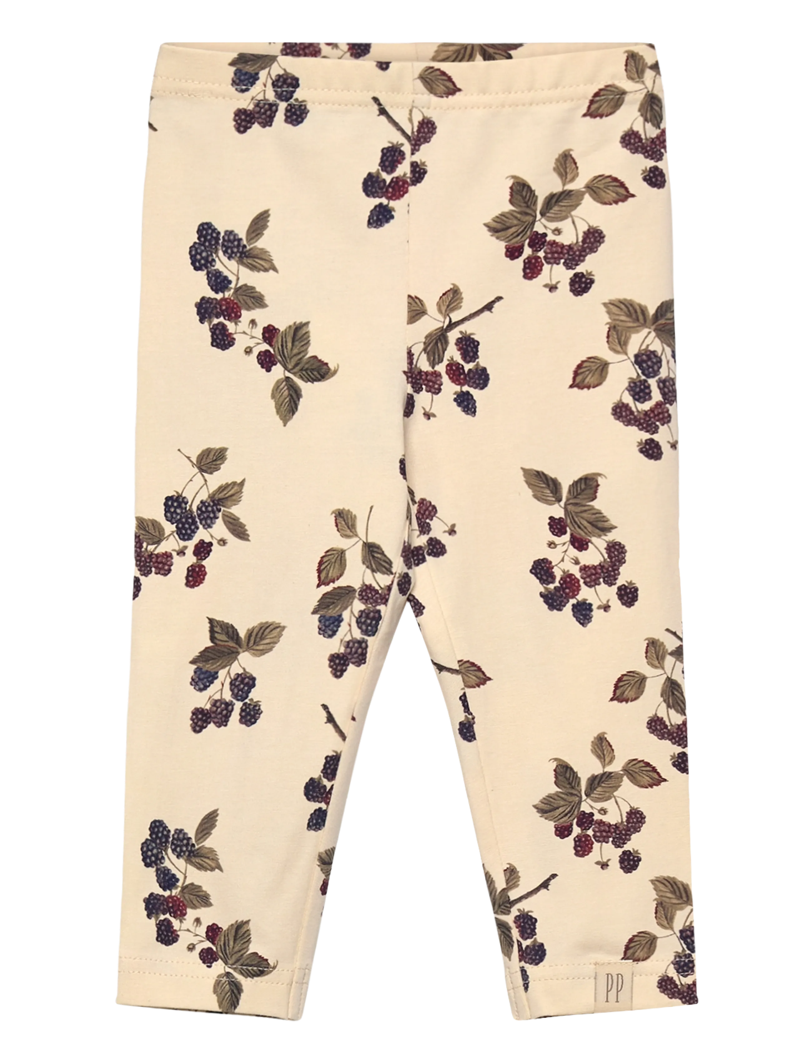 Petit Piao Legging Printed - Underdele - BLACK BERRY / cream