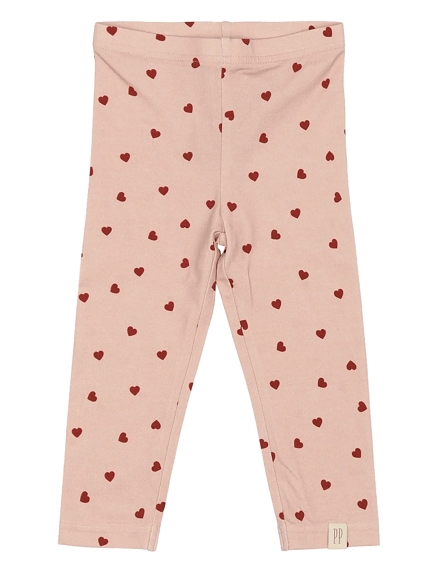 Petit Piao - Legging Printed - leggings - heart - 0