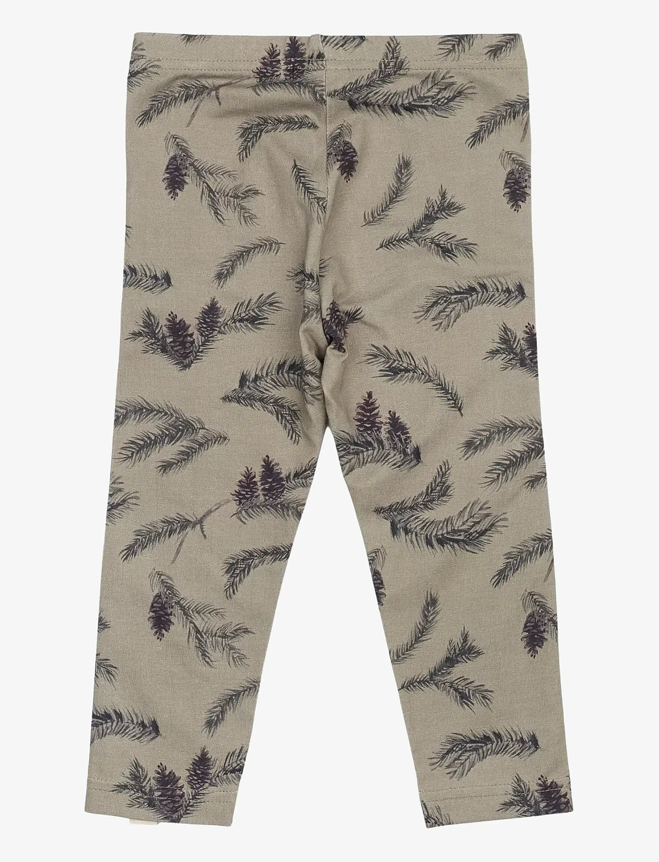 Petit Piao - Legging Printed - efterårstøj - pine - 1