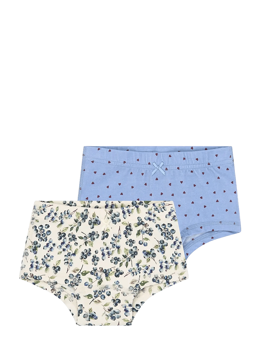 Petit Piao - PPStar Hipsters 2-pack - unterhosen - eggnog blueberry aop - 0