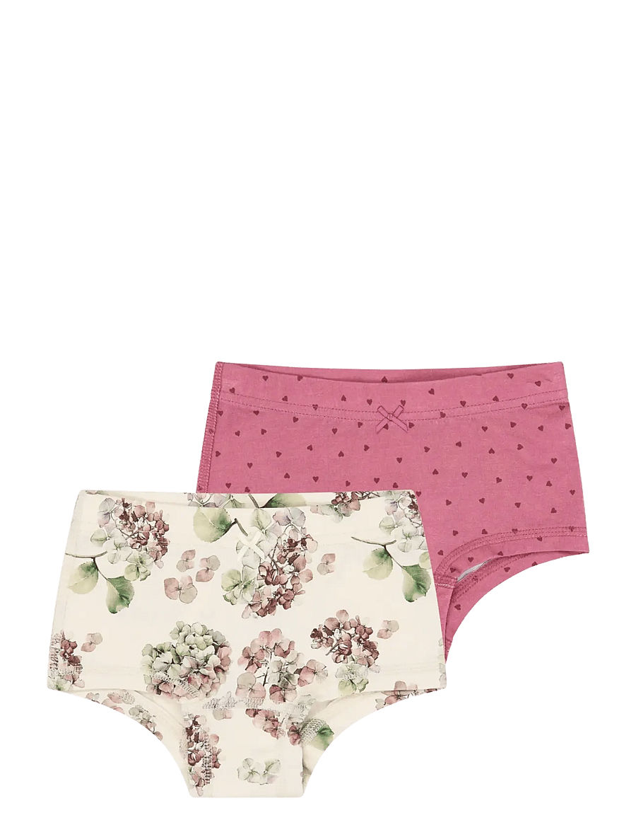 Petit Piao - PPStar Hipsters 2-pack - unterhosen - eggnog hydranger aop - 0