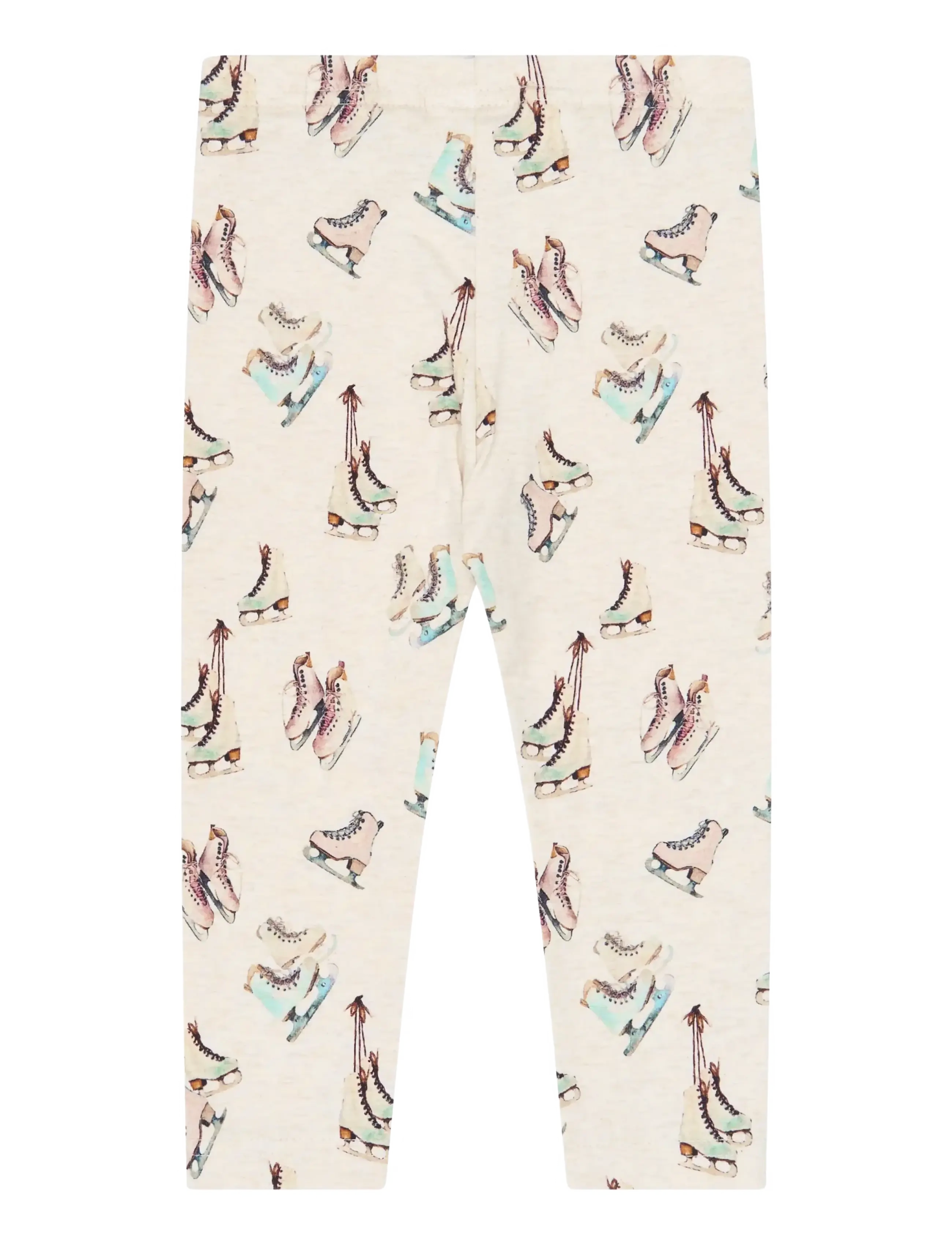 Petit Piao - PPBlizz Leggings - leggings - eggnog melange ice skate aop - 1